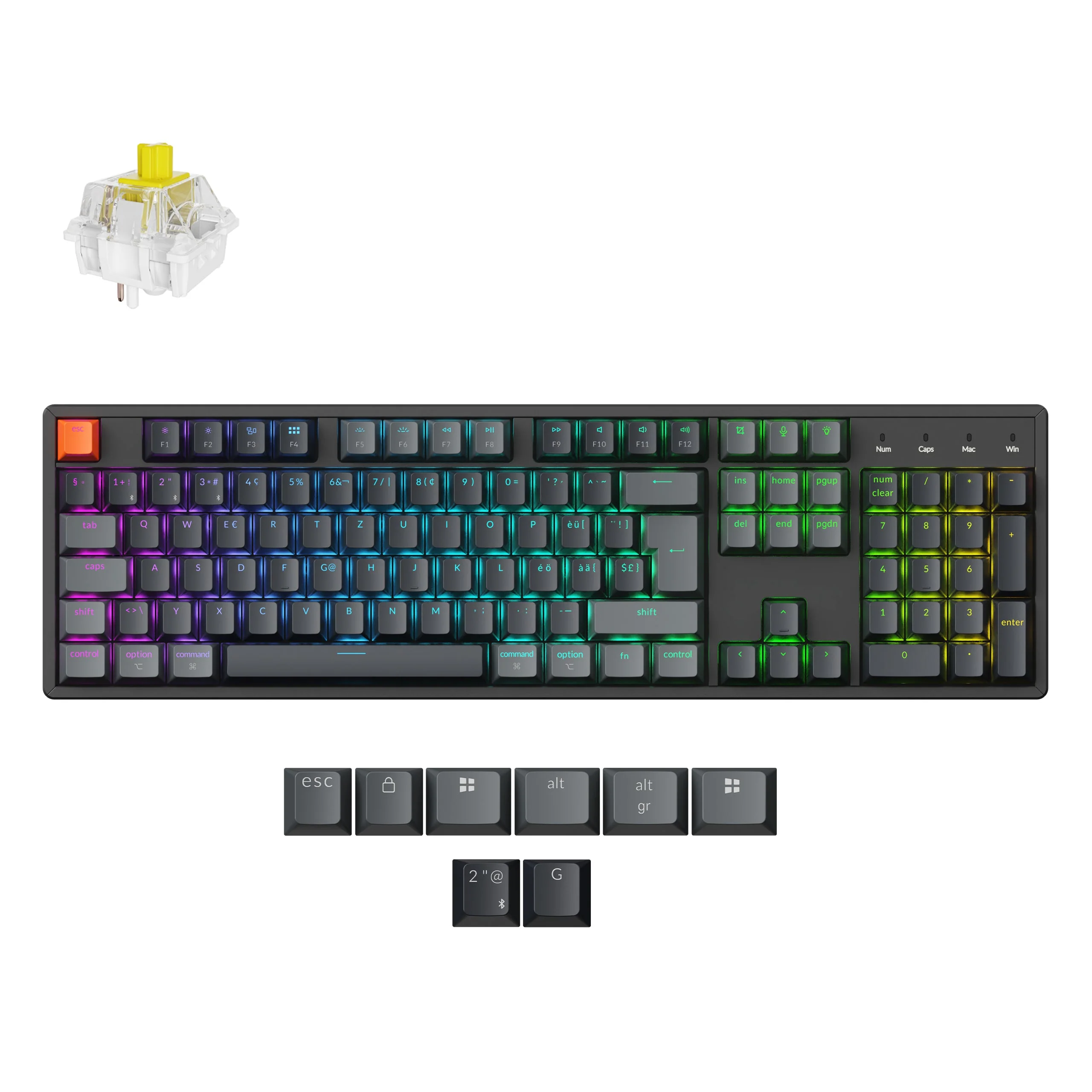 Keychron K10 QMK Wireless Mechanical Keyboard (ISO Layout) - Version 2 - Image 18