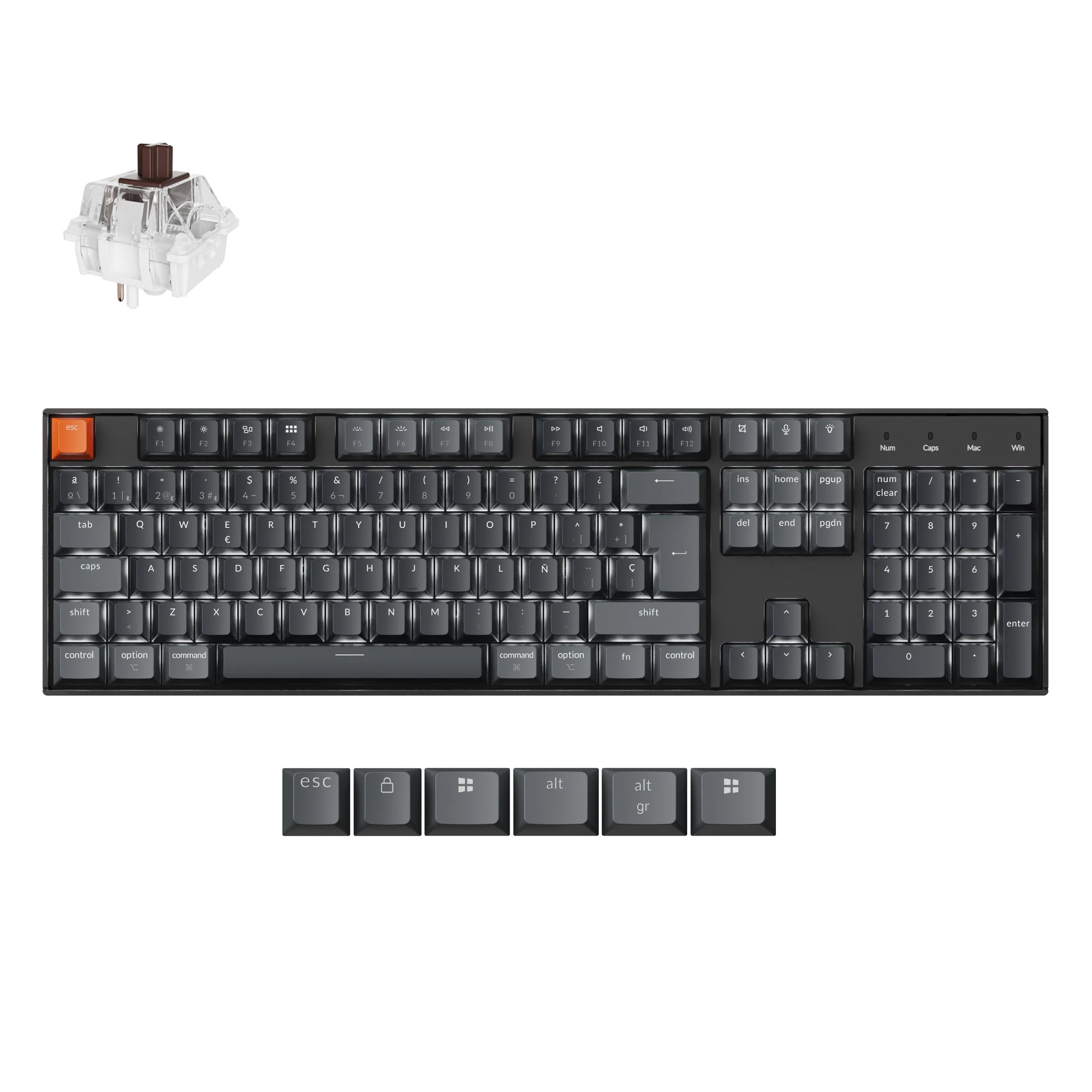 Keychron K10 QMK Wireless Mechanical Keyboard (ISO Layout) - Version 2 - Image 20