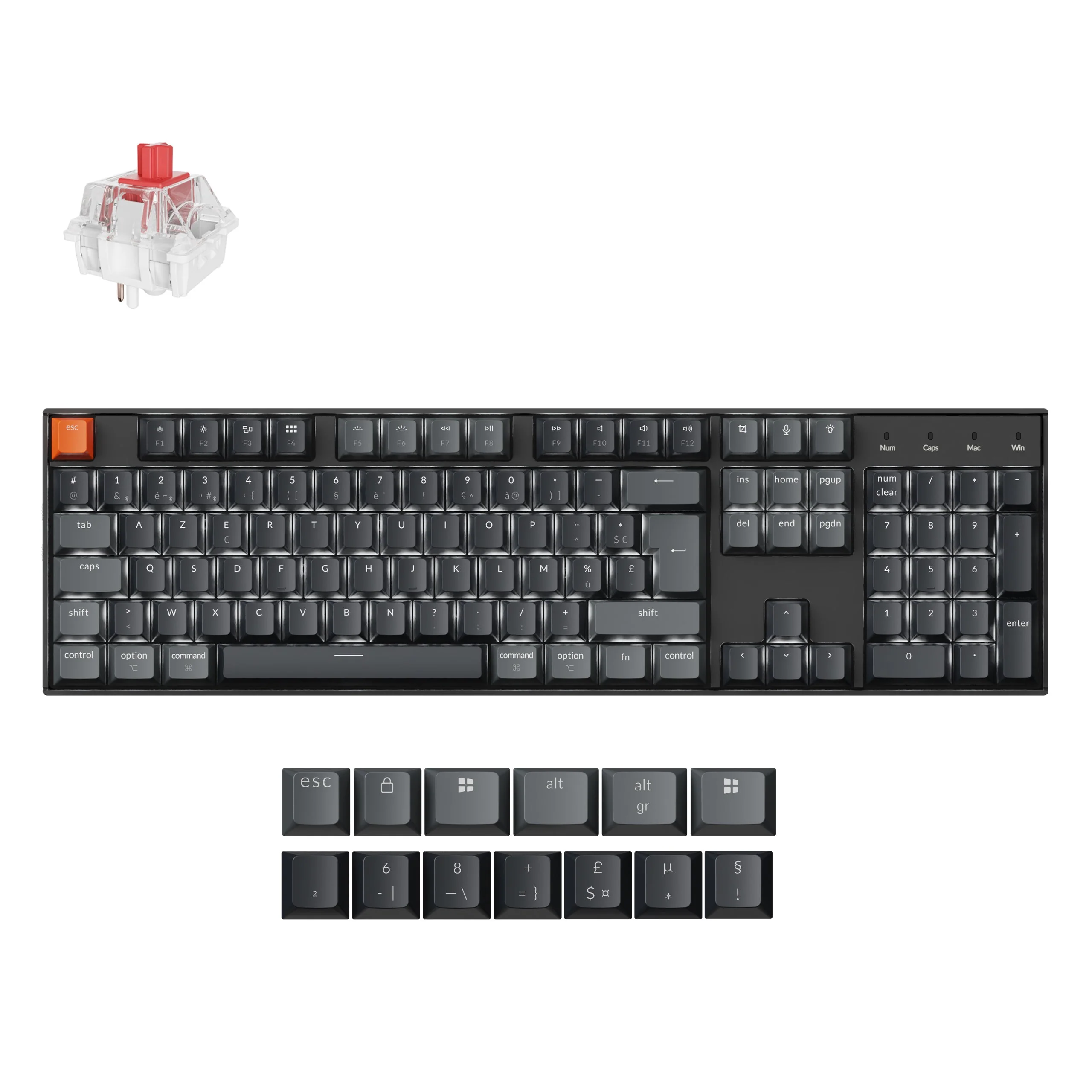 Keychron K10 QMK Wireless Mechanical Keyboard (ISO Layout) - Version 2 - Image 22