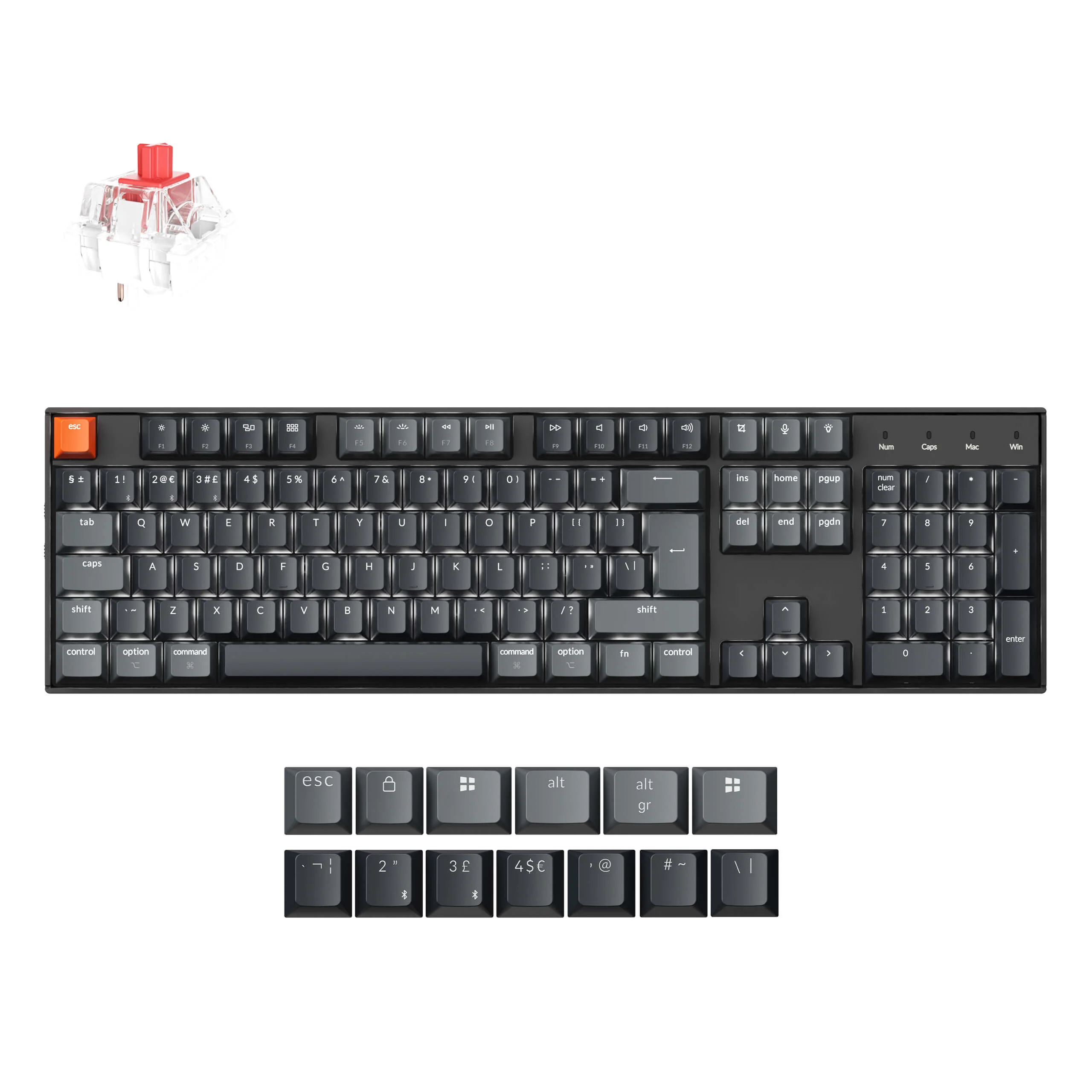Keychron K10 QMK Wireless Mechanical Keyboard (ISO Layout) - Version 2 - Image 31