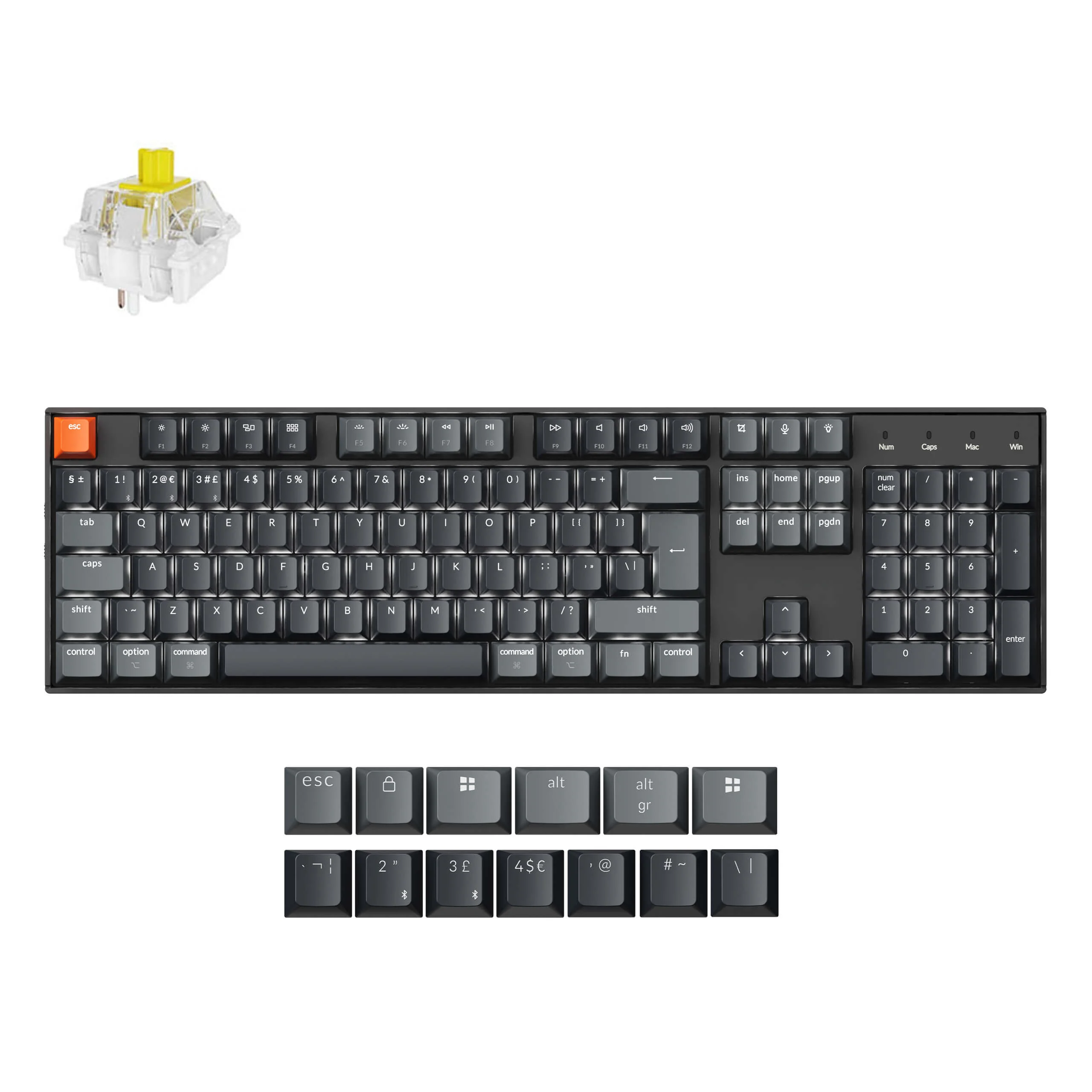 Keychron K10 QMK Wireless Mechanical Keyboard (ISO Layout) - Version 2 - Image 33