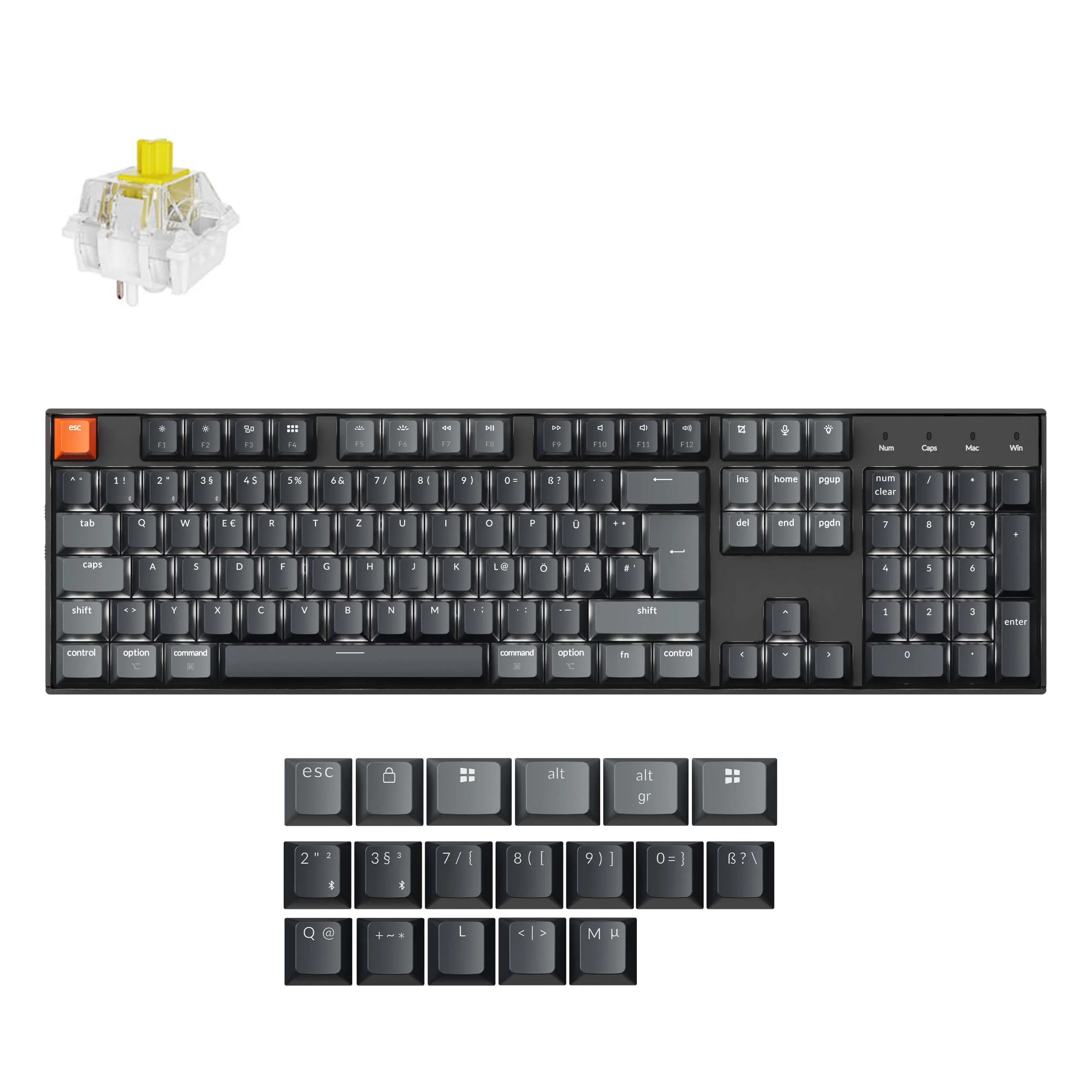 Keychron K10 QMK Wireless Mechanical Keyboard (ISO Layout) - Version 2 - Image 36