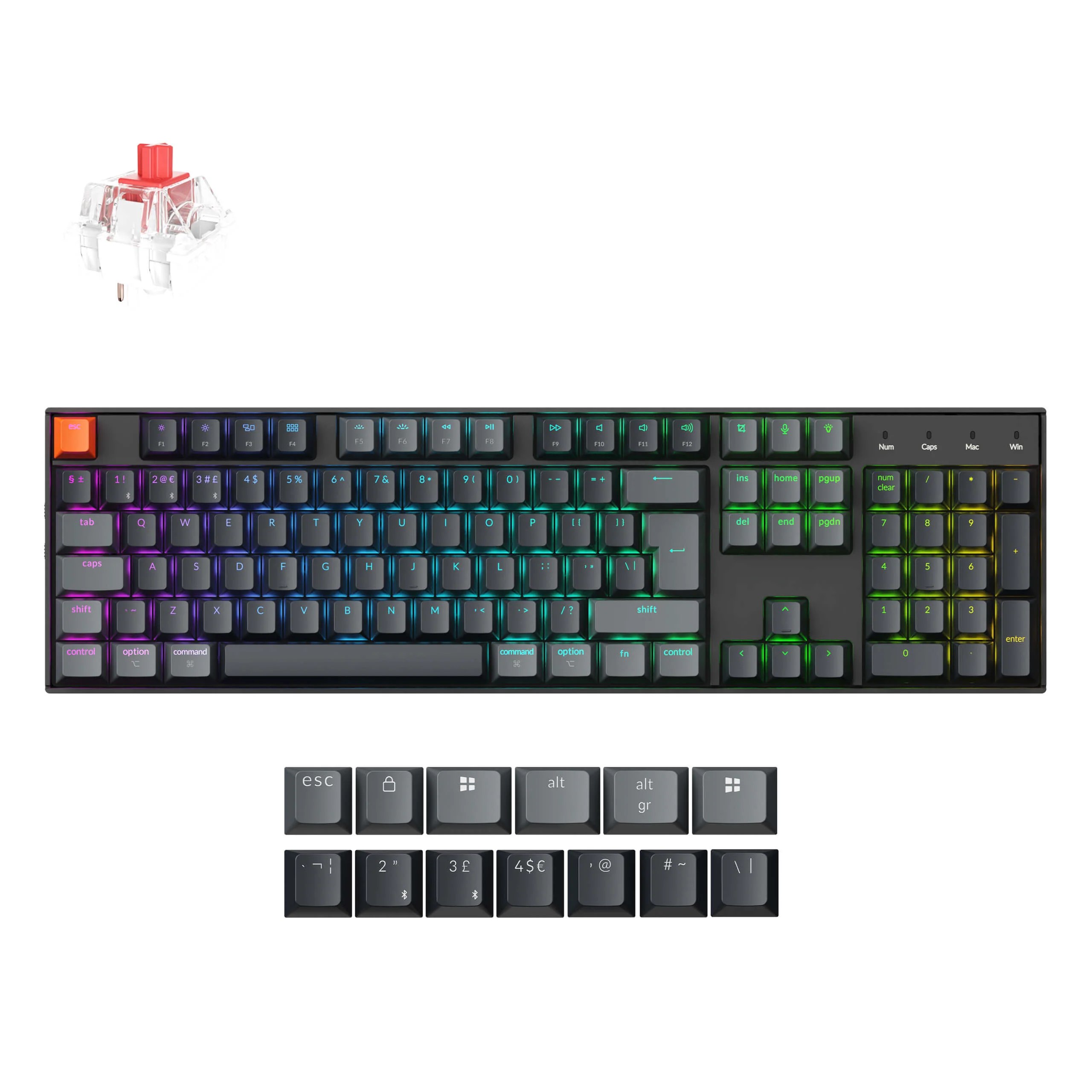 Keychron K10 QMK Wireless Mechanical Keyboard (ISO Layout) - Version 2 - Image 37