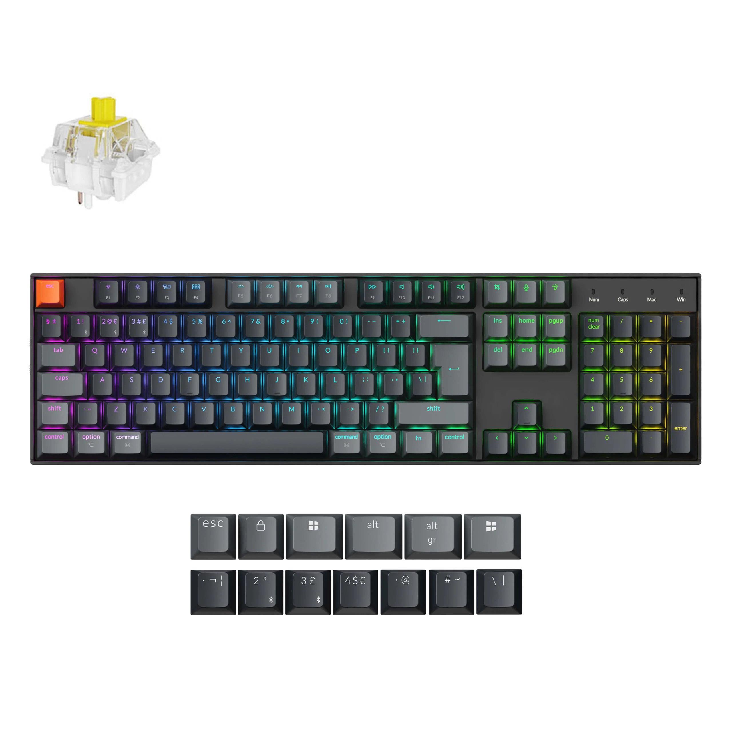 Keychron K10 QMK Wireless Mechanical Keyboard (ISO Layout) - Version 2 - Image 39