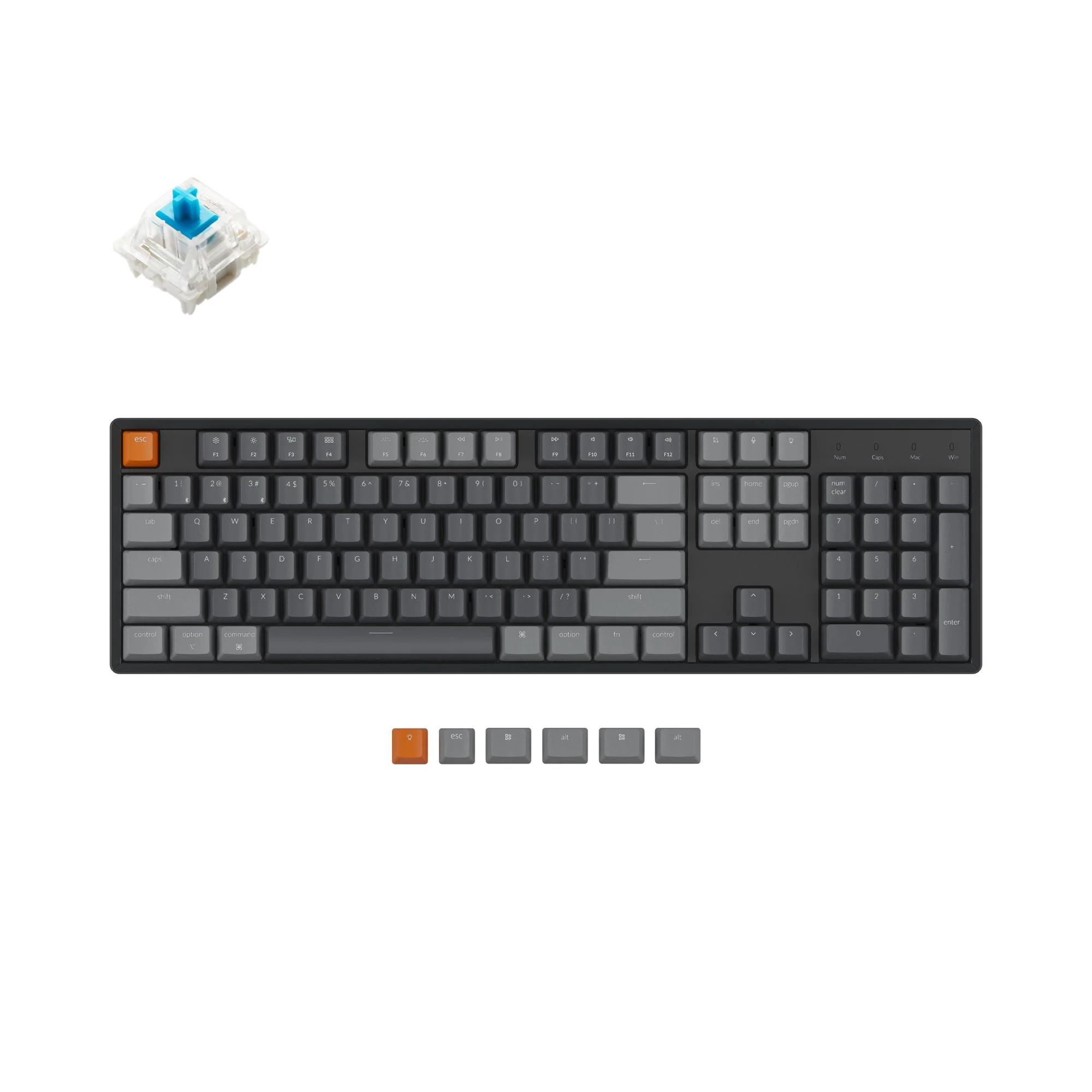 Keychron K10 Wireless Mechanical Keyboard (US ANSI Layout) - Image 5