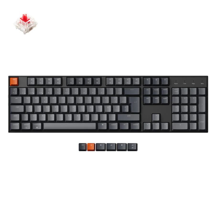 Keychron K10 Wireless Mechanical Keyboard (ES ISO Layout) - Image 3