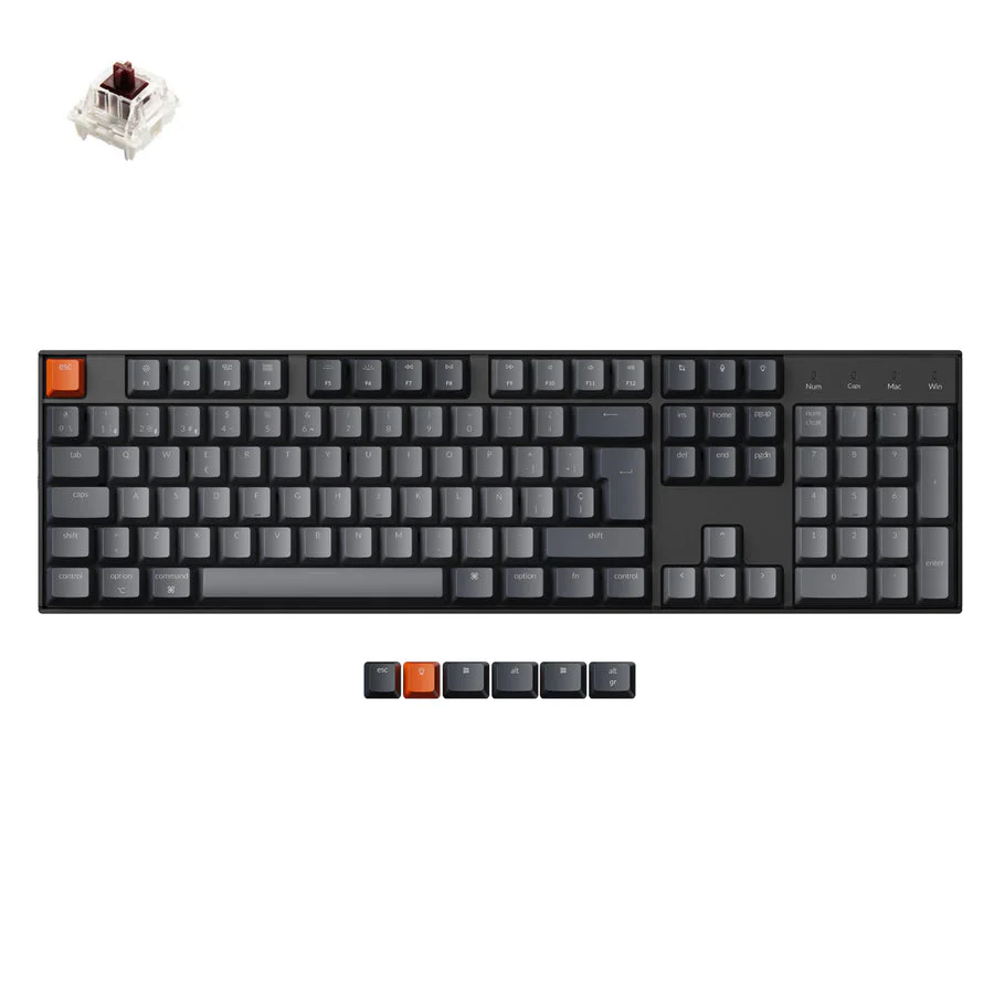 Keychron K10 Wireless Mechanical Keyboard (ES ISO Layout) - Image 4