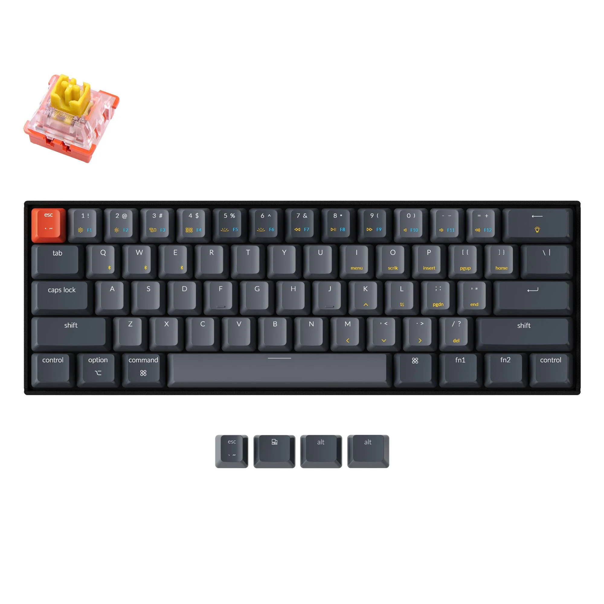 Keychron K12 Wireless Mechanical Keyboard (US ANSI Layout) - Image 10