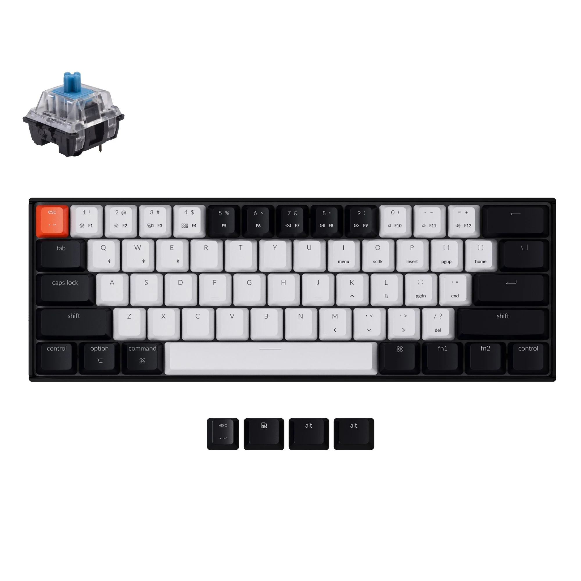 Keychron K12 Wireless Mechanical Keyboard (US ANSI Layout) - Image 18