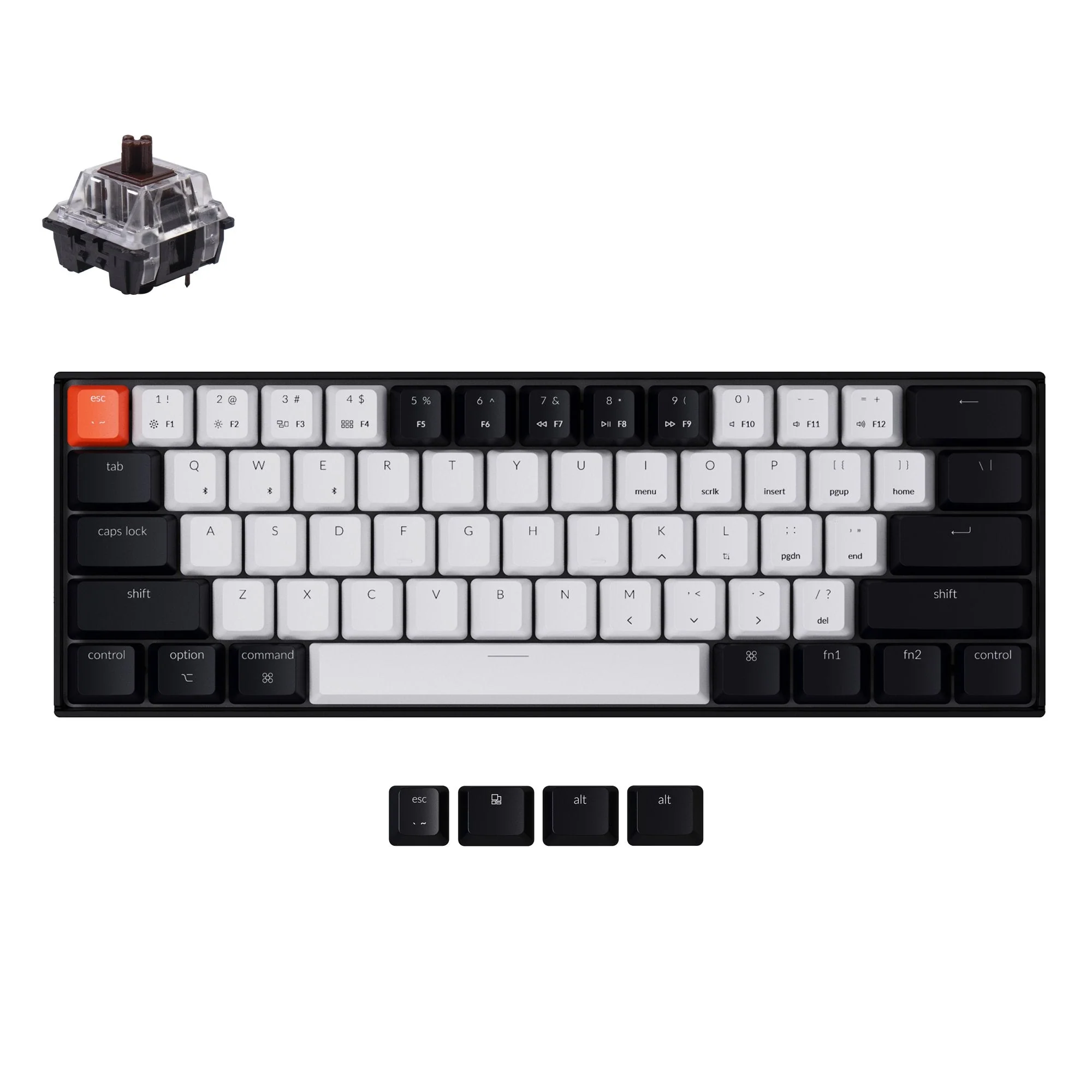 Keychron K12 Wireless Mechanical Keyboard (US ANSI Layout) - Image 19