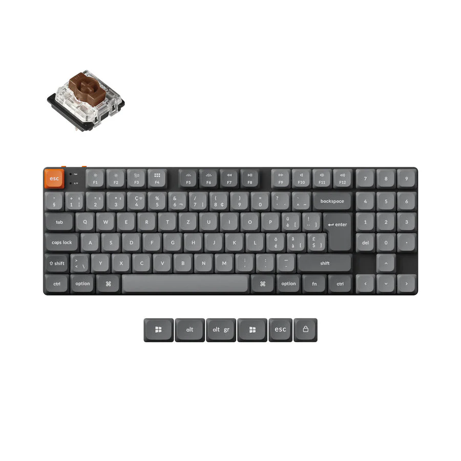 Keychron K13 Max QMK Wireless Custom Mechanical Keyboard ISO Layout Collection - Image 6
