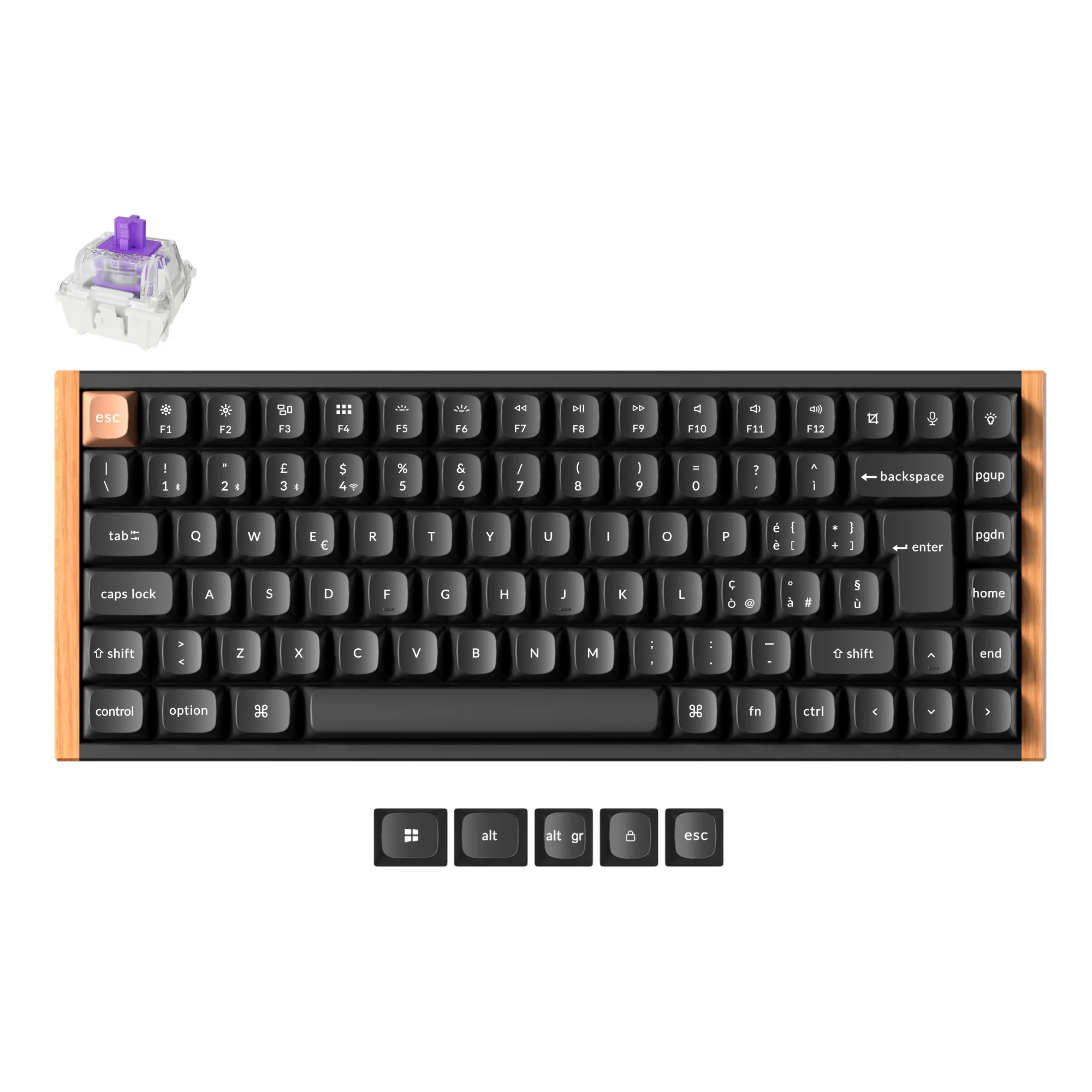 Keychron K2 HE Wireless Magnetic Switch Custom Keyboard ISO Layout Collection - Image 10