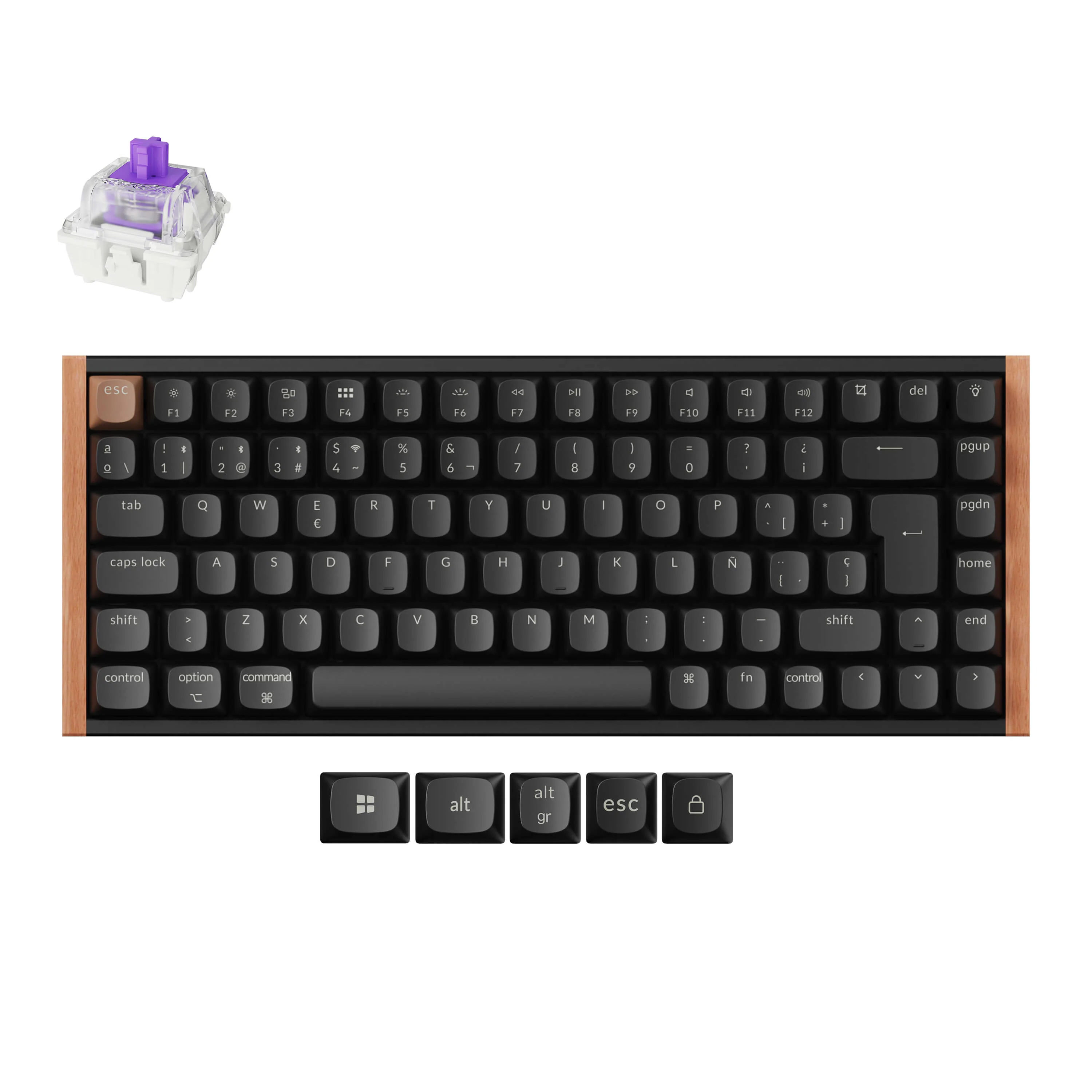 Keychron K2 HE Wireless Magnetic Switch Custom Keyboard ISO Layout Collection - Image 4