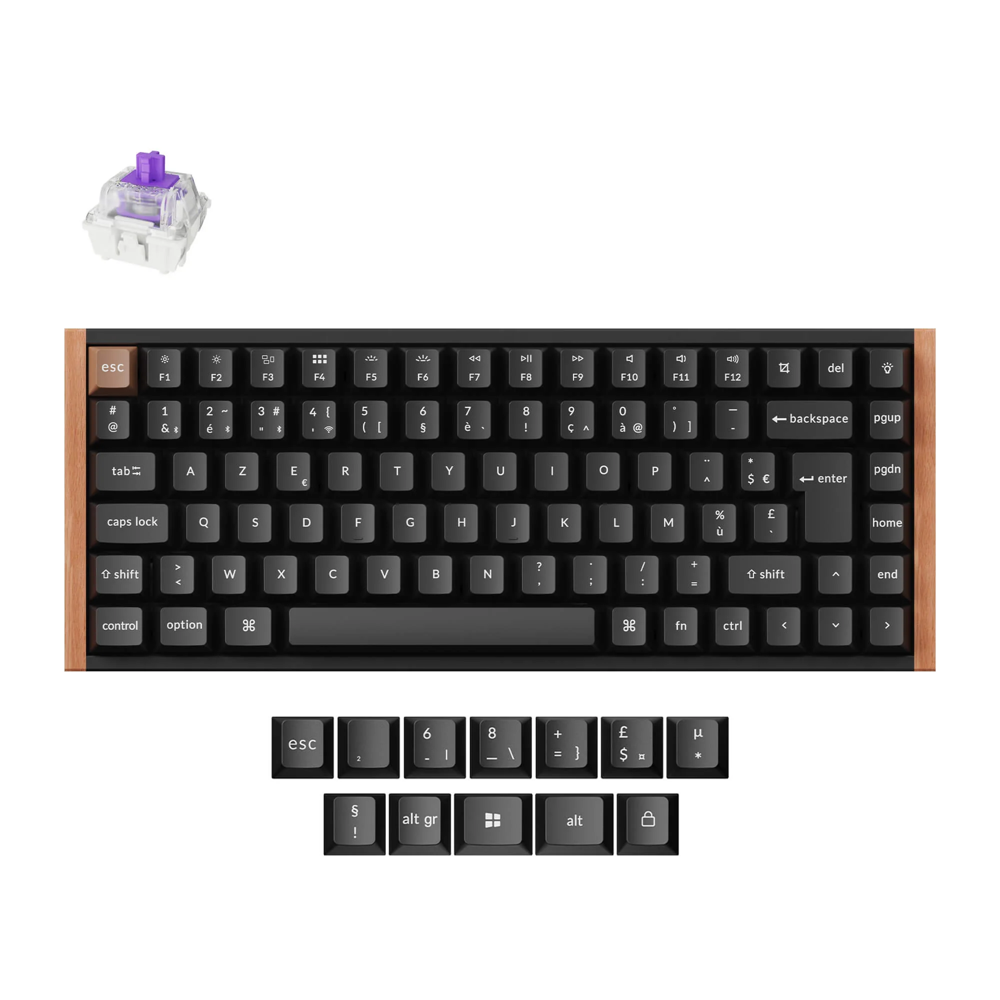 Keychron K2 HE Wireless Magnetic Switch Custom Keyboard ISO Layout Collection - Image 5