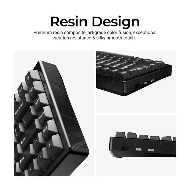 Keychron K2 HE Wireless Magnetic Switch Custom Keyboard - Resin Edition - Image 6