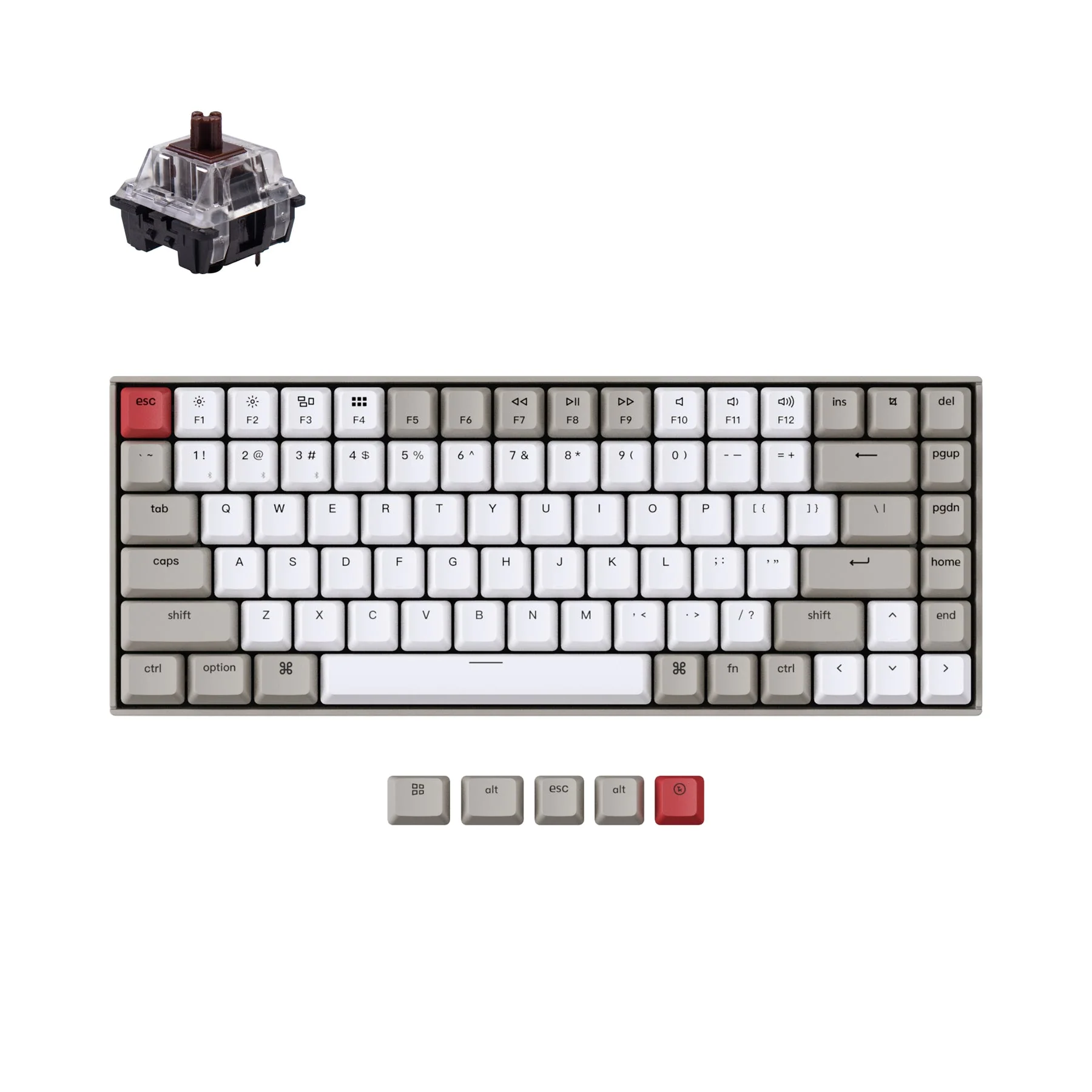Keychron K2 Non-Backlight Wireless Mechanical Keyboard (US ANSI Layout) - Image 3