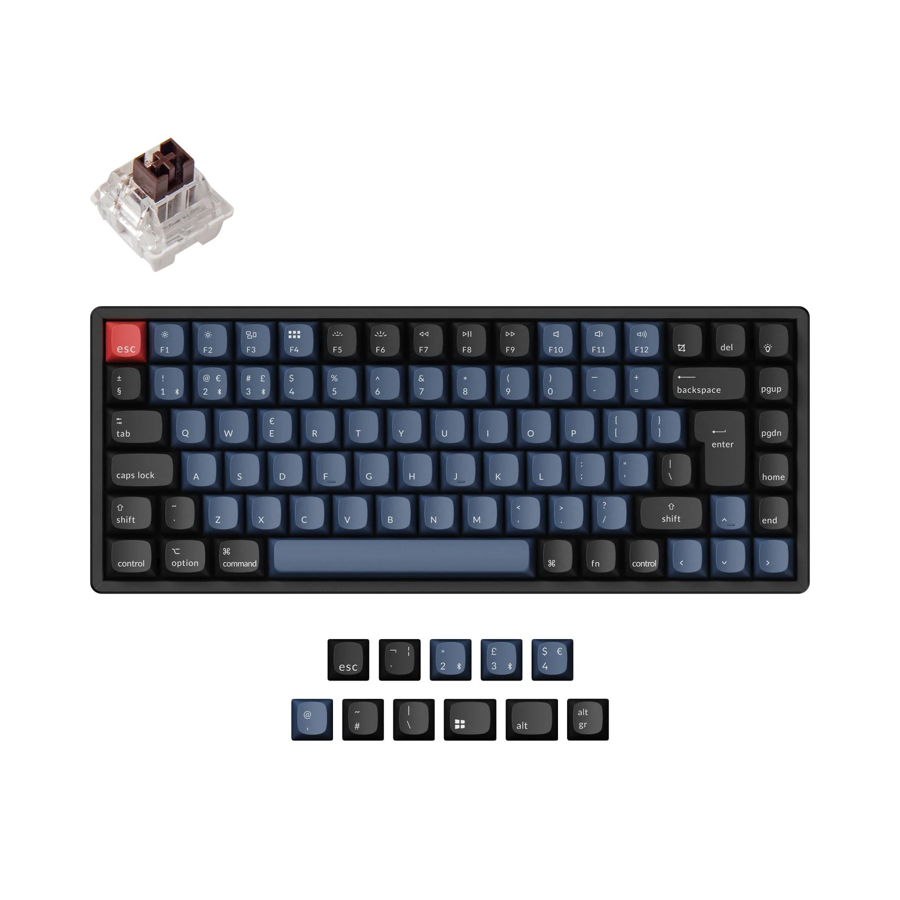 Keychron K2 Pro QMK/VIA Wireless Mechanical Keyboard ISO Layout Collection - Image 2
