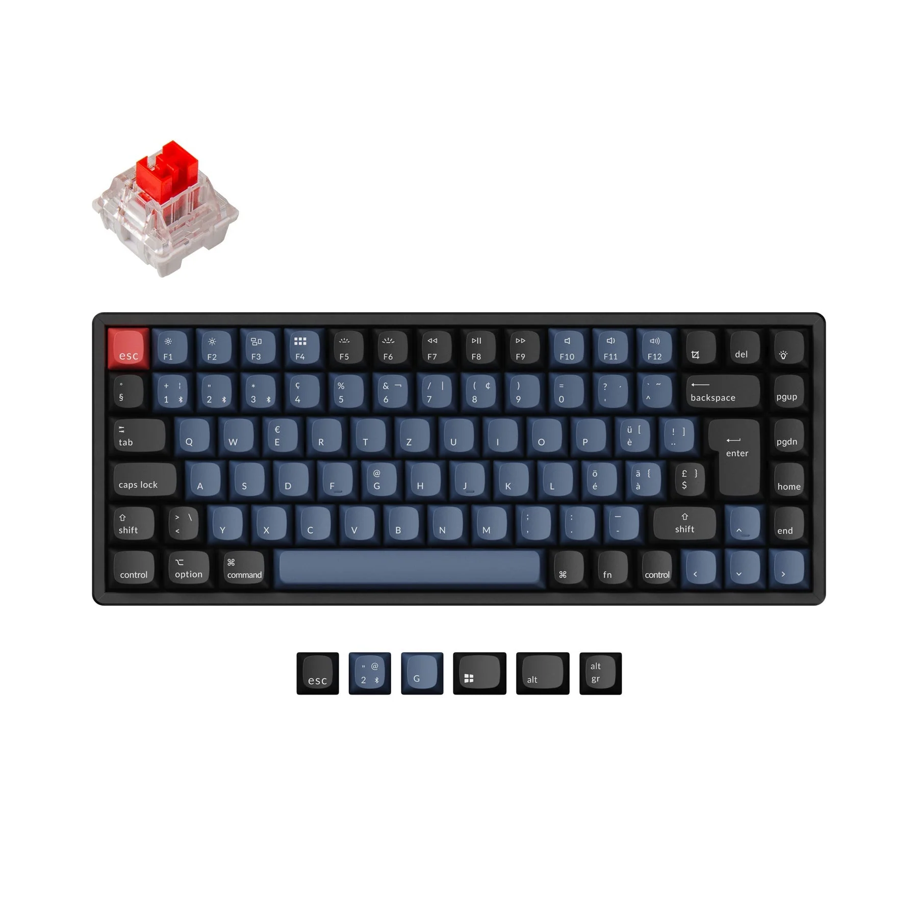 Keychron K2 Pro QMK/VIA Wireless Mechanical Keyboard ISO Layout Collection - Image 5