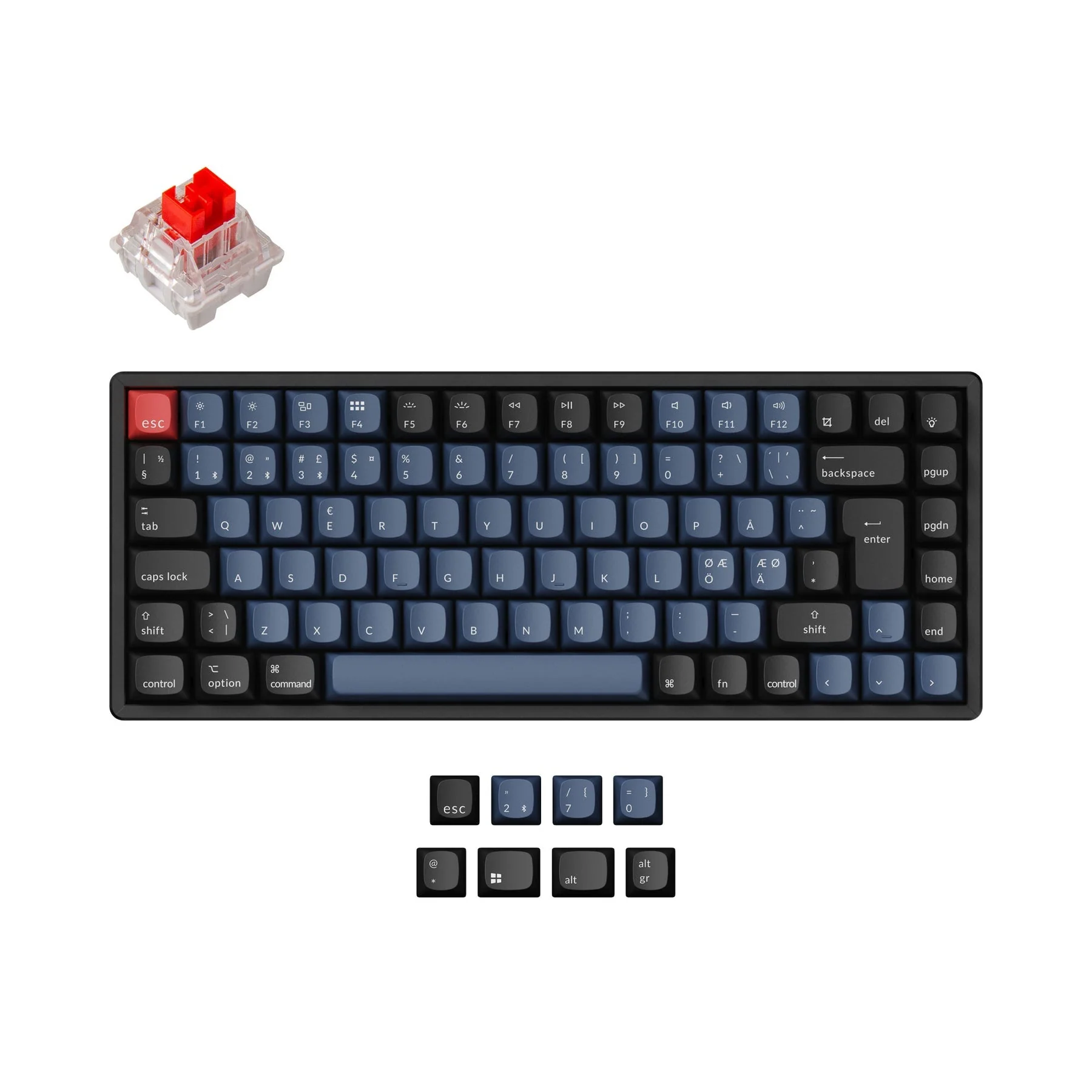 Keychron K2 Pro QMK/VIA Wireless Mechanical Keyboard ISO Layout Collection - Image 7