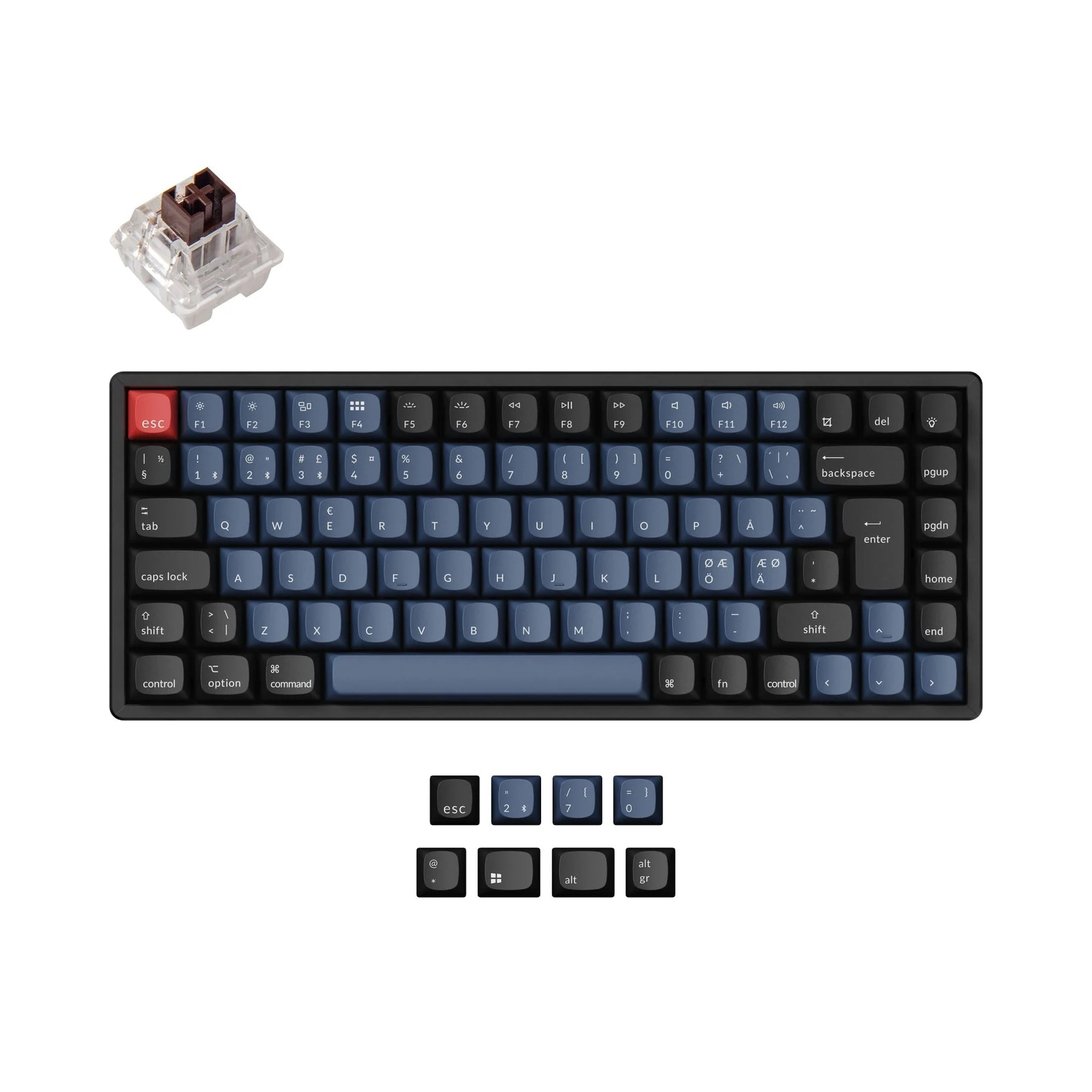 Keychron K2 Pro QMK/VIA Wireless Mechanical Keyboard ISO Layout Collection - Image 8
