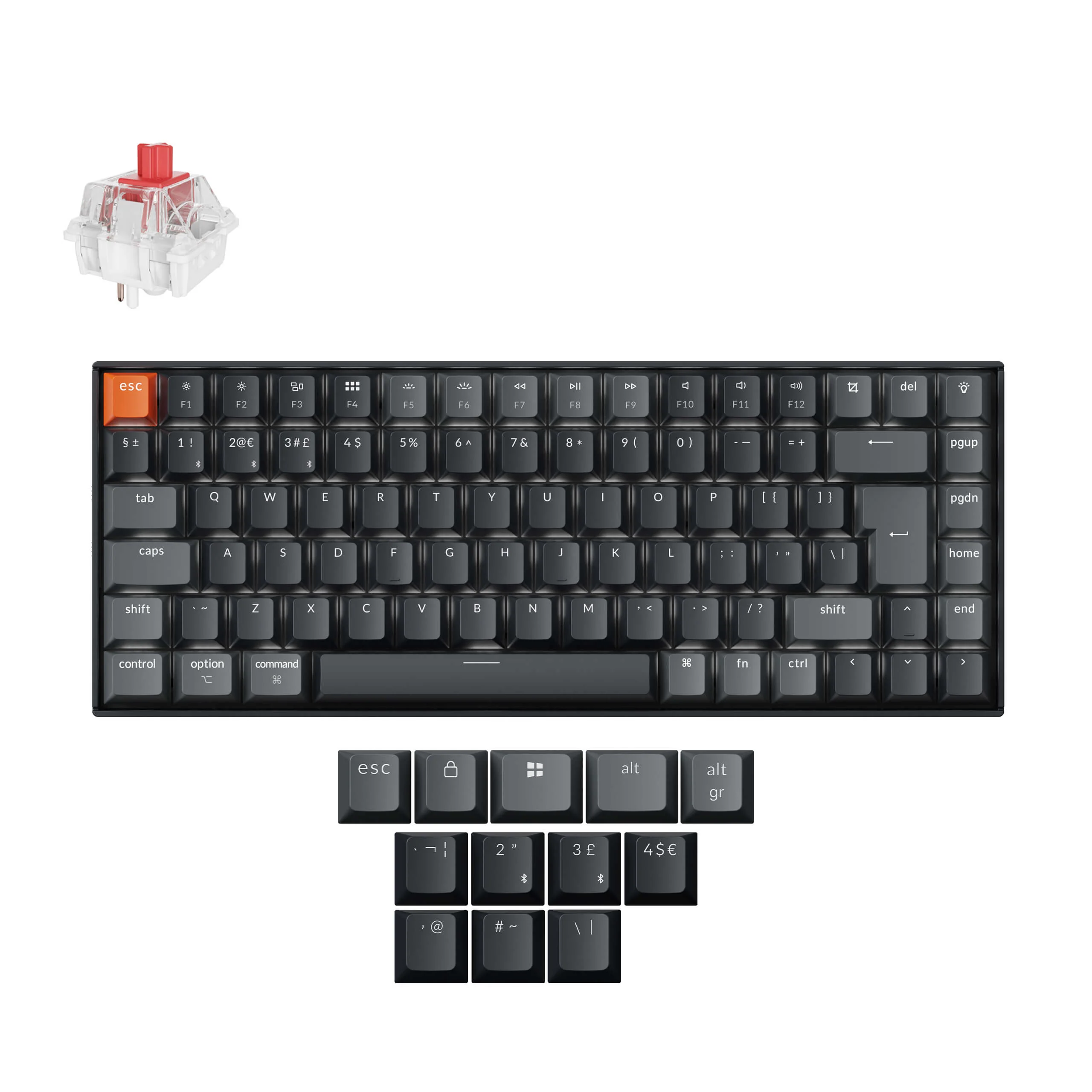 Keychron K2 QMK Wireless Mechanical Keyboard (ISO Layout) - Version 3 - Image 25