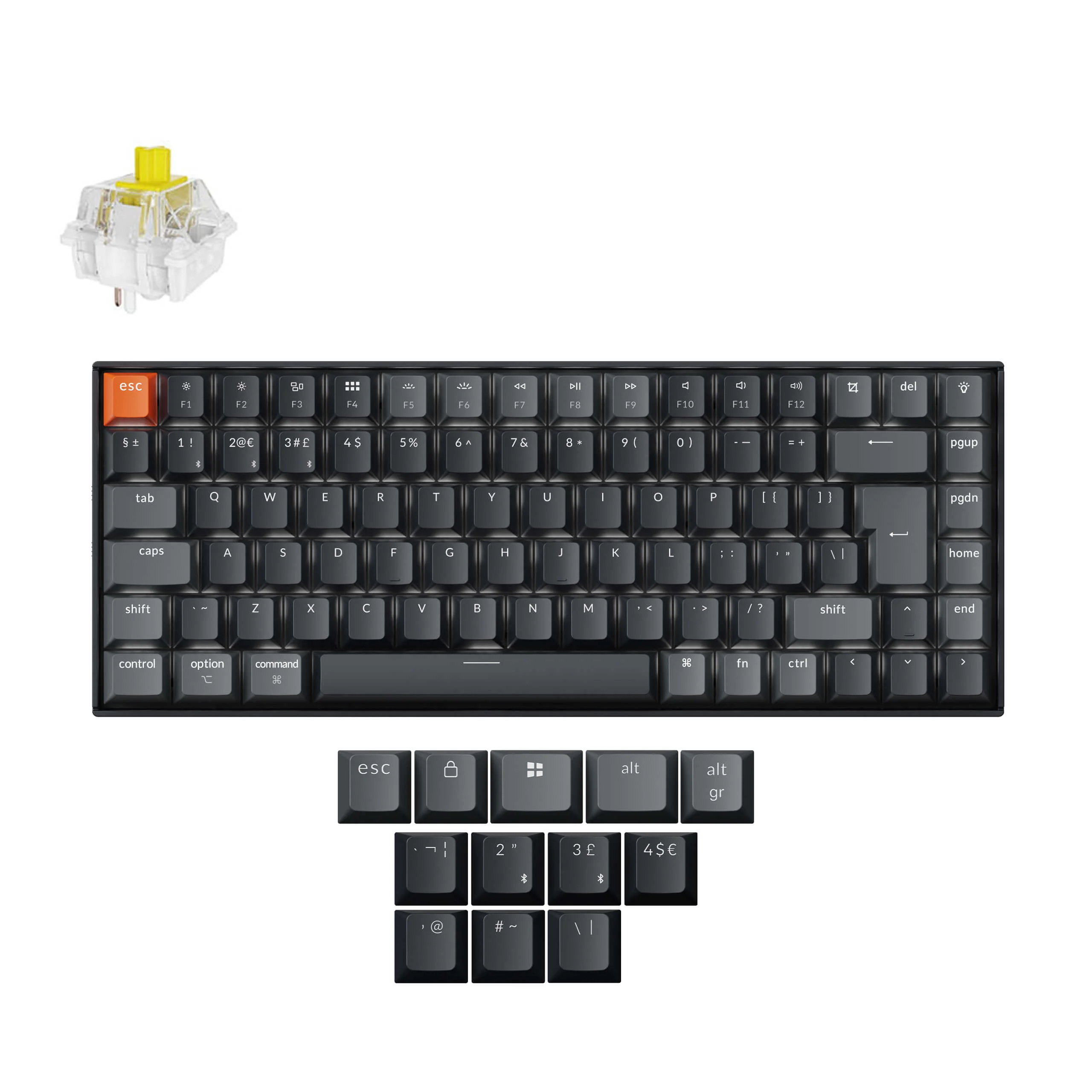 Keychron K2 QMK Wireless Mechanical Keyboard (ISO Layout) - Version 3 - Image 26