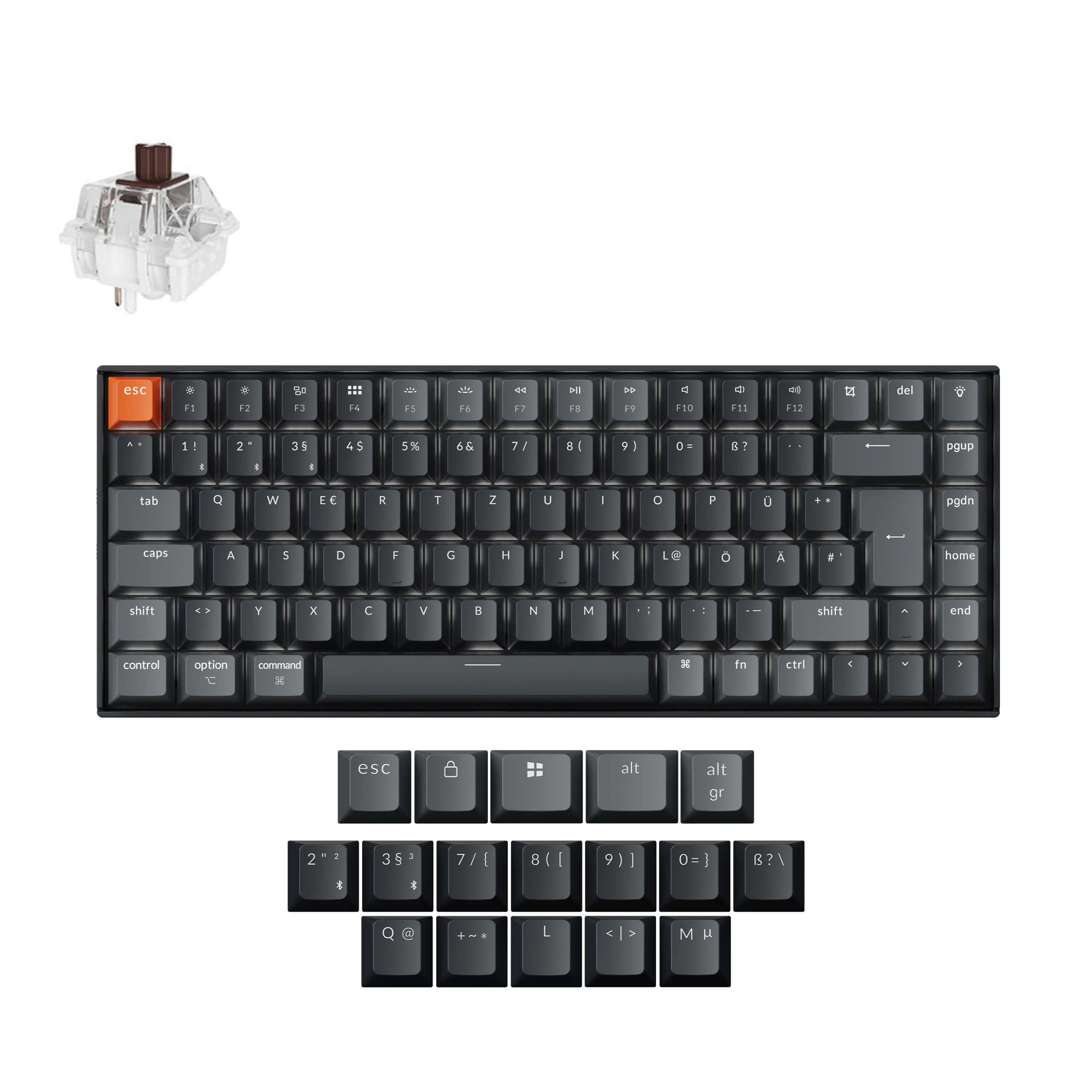 Keychron K2 QMK Wireless Mechanical Keyboard (ISO Layout) - Version 3 - Image 29