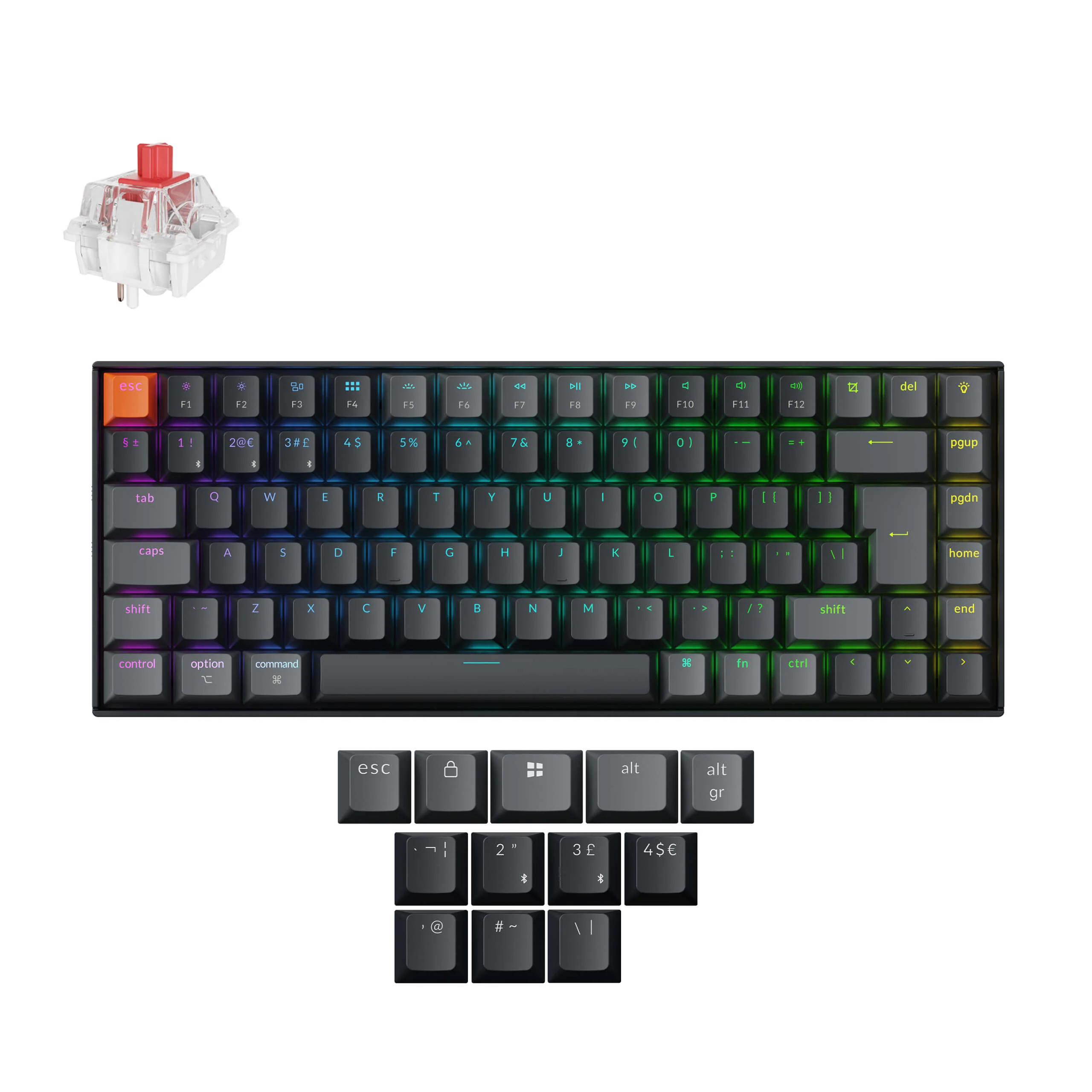 Keychron K2 QMK Wireless Mechanical Keyboard (ISO Layout) - Version 3 - Image 31
