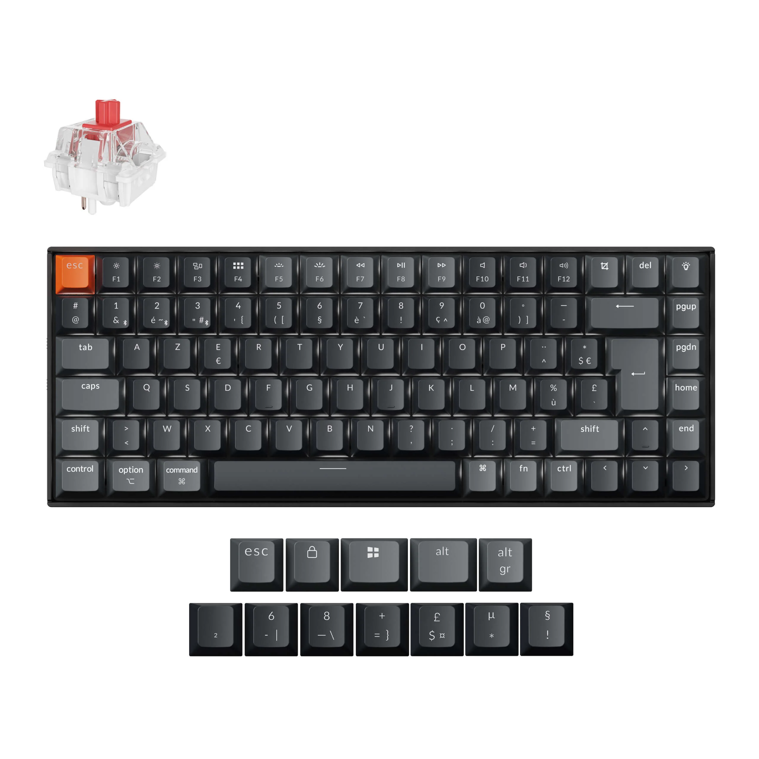 Keychron K2 QMK Wireless Mechanical Keyboard (ISO Layout) - Version 3 - Image 4