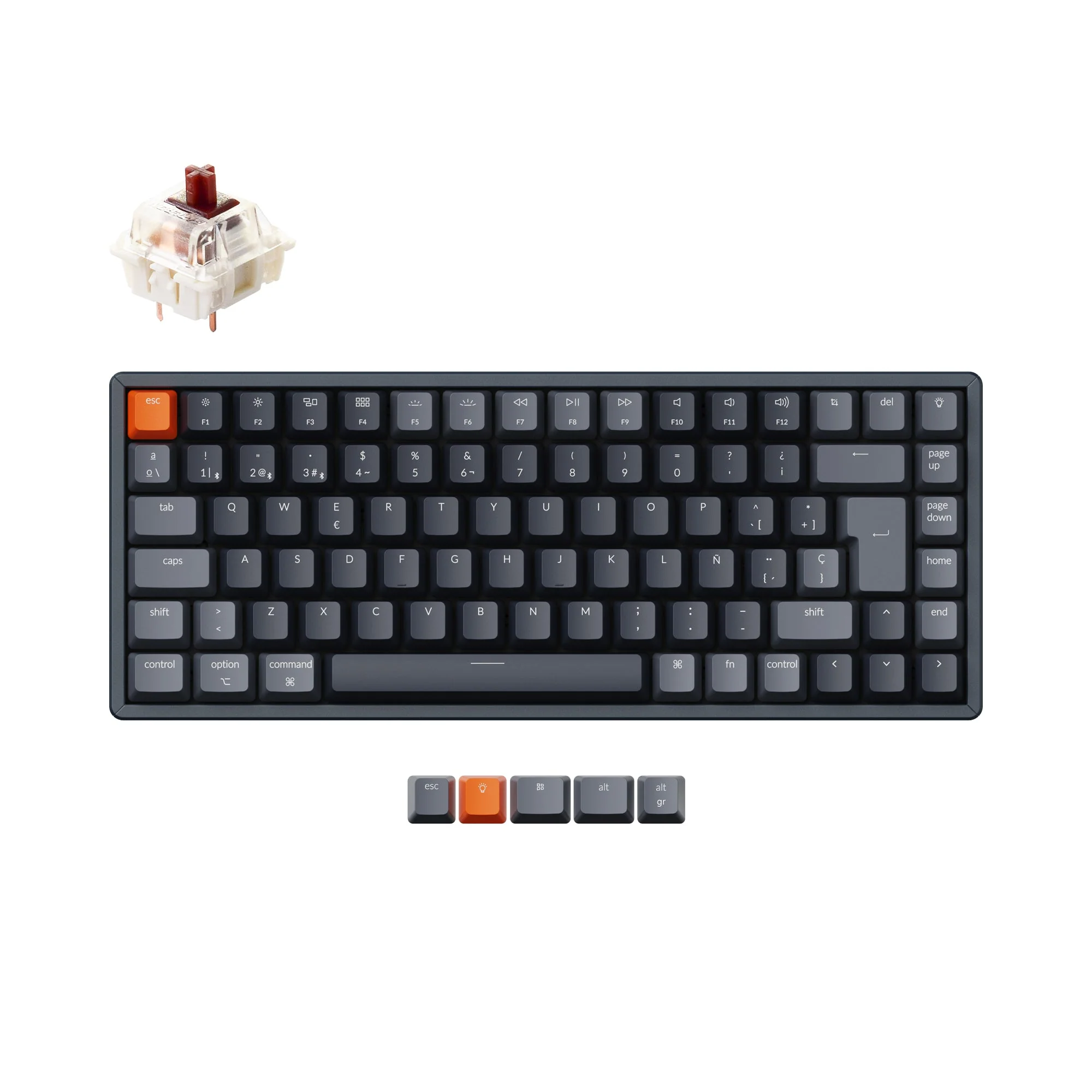 Keychron K2 Wireless Mechanical Keyboard (Spanish ISO-ES Layout) - Version 2 - Image 2