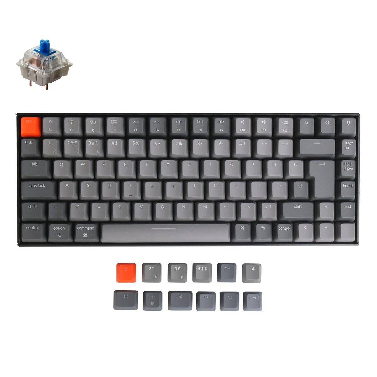 Keychron K2 Wireless Mechanical Keyboard (UK ISO Layout) - Version 2 - Image 4