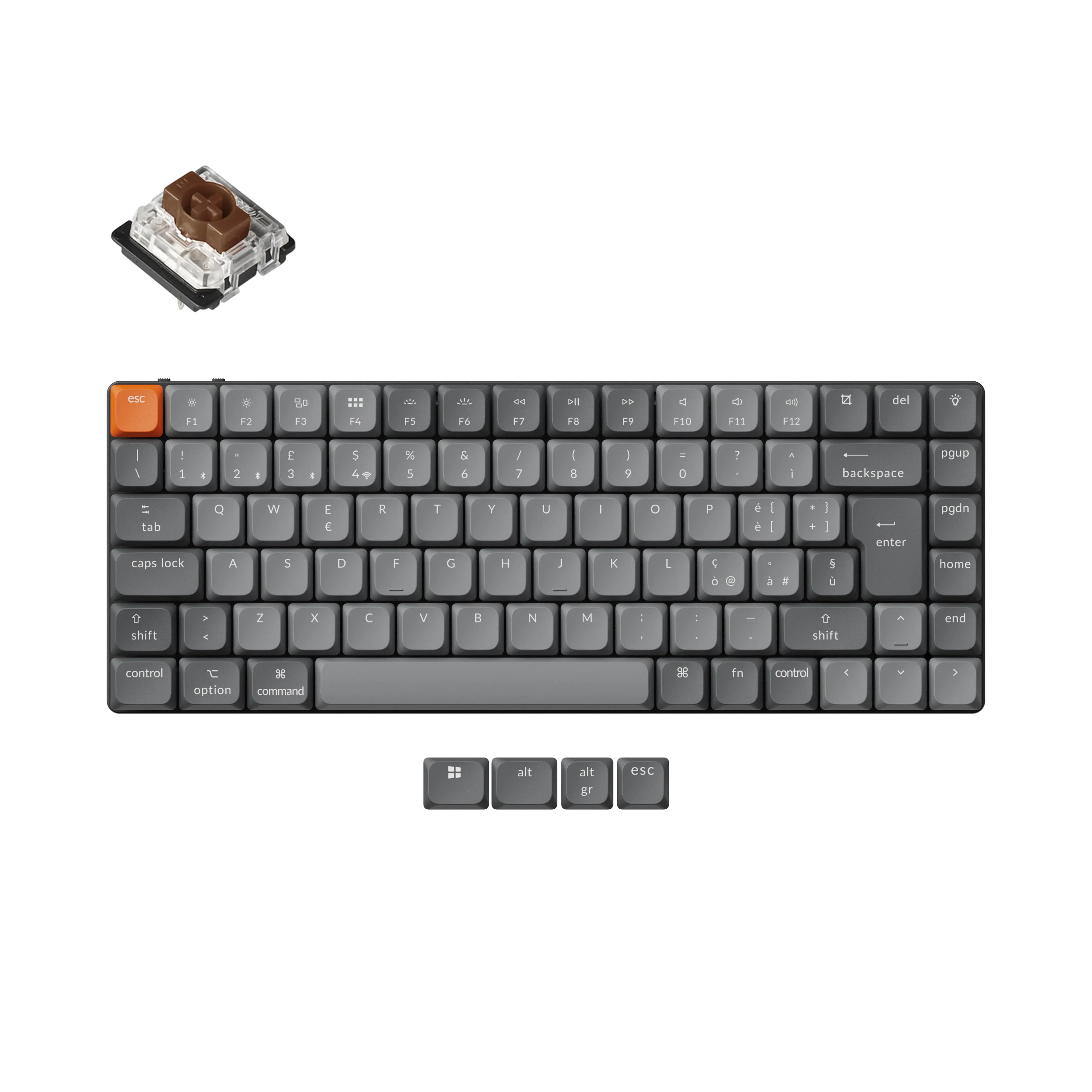 Keychron K3 Max QMK/VIA Wireless Custom Mechanical Keyboard ISO Layout Collection - Image 10