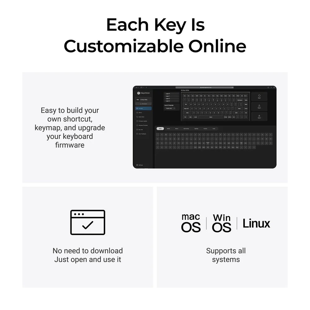 Keychron K3 Max QMK Wireless Custom Mechanical Keyboard - All-Wood Special Edition - Image 6