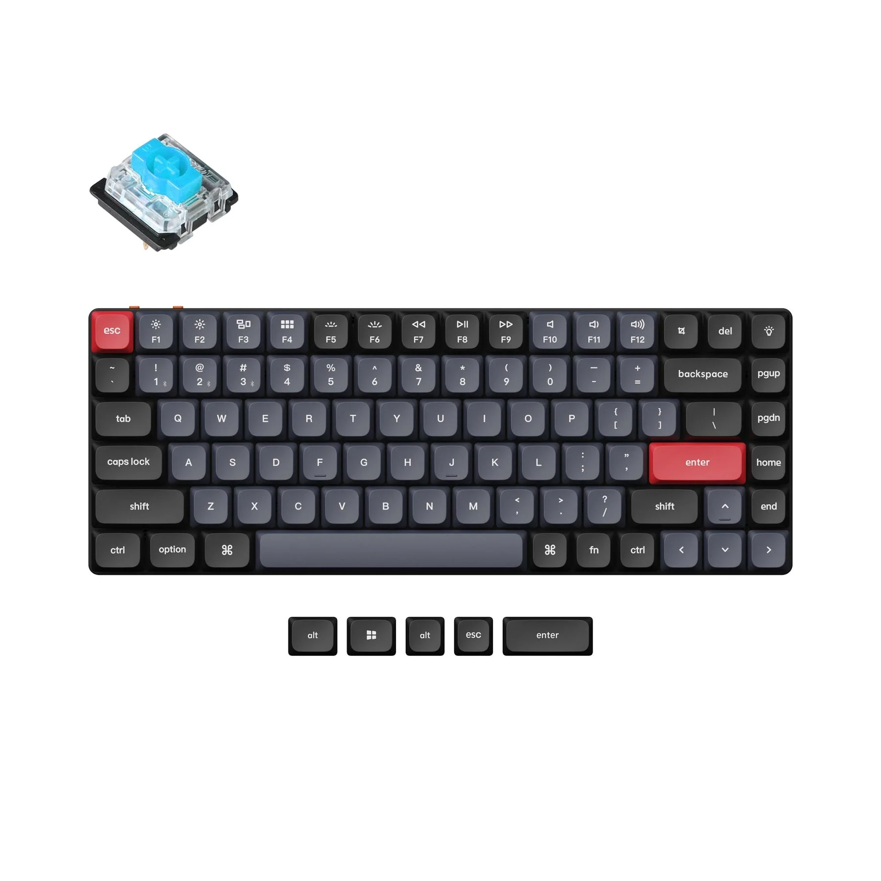 Keychron K3 Pro QMK/VIA Wireless Custom Mechanical Keyboard (US ANSI Layout) - Image 5