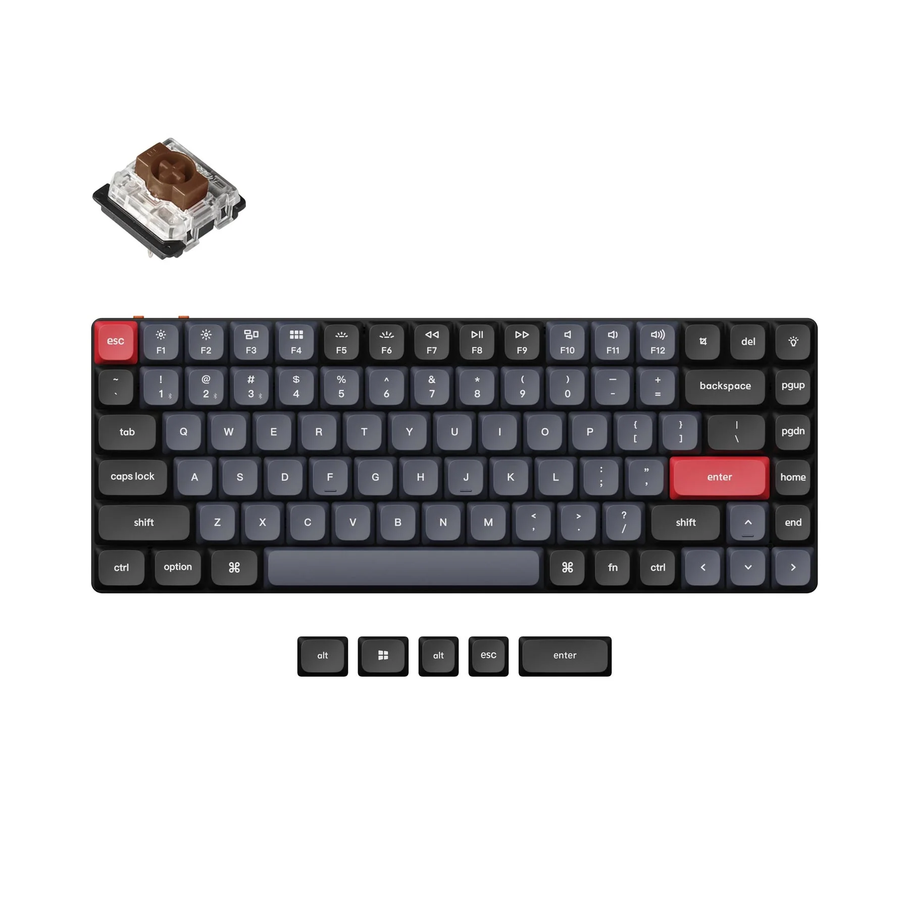 Keychron K3 Pro QMK/VIA Wireless Custom Mechanical Keyboard (US ANSI Layout) - Image 6