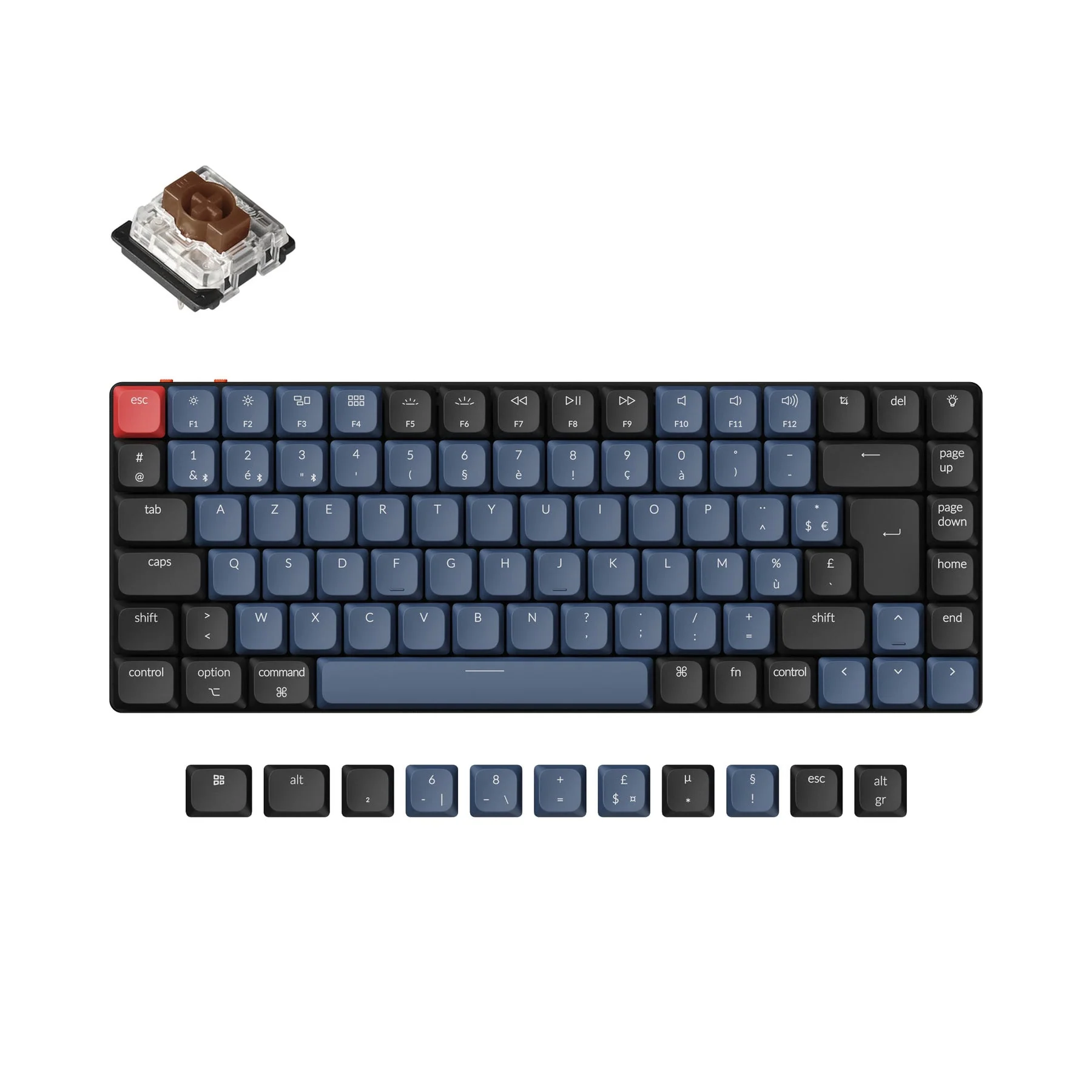Keychron K3 Pro QMK/VIA Wireless Mechanical Keyboard ISO Layout Collection - Image 10