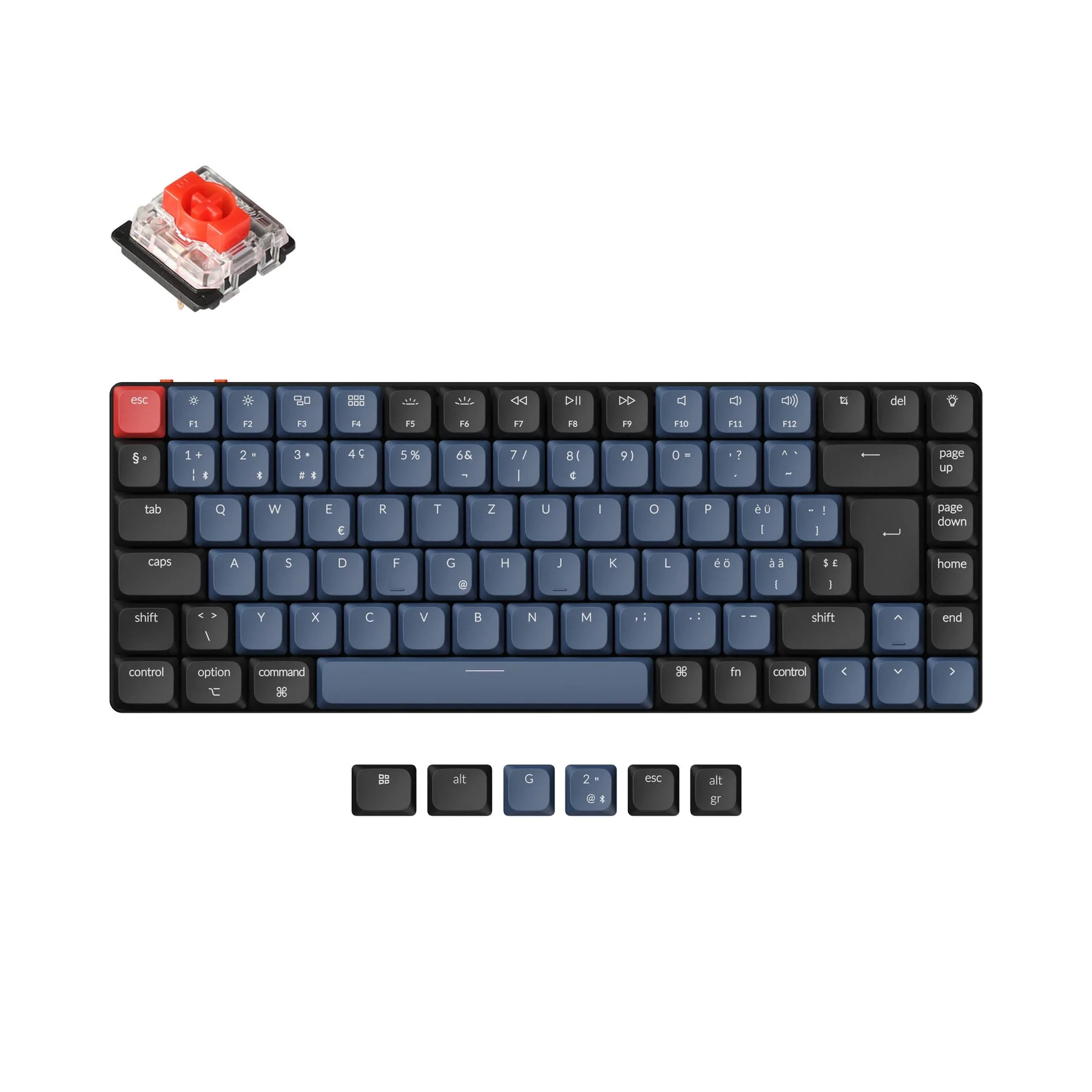 Keychron K3 Pro QMK/VIA Wireless Mechanical Keyboard ISO Layout Collection - Image 5