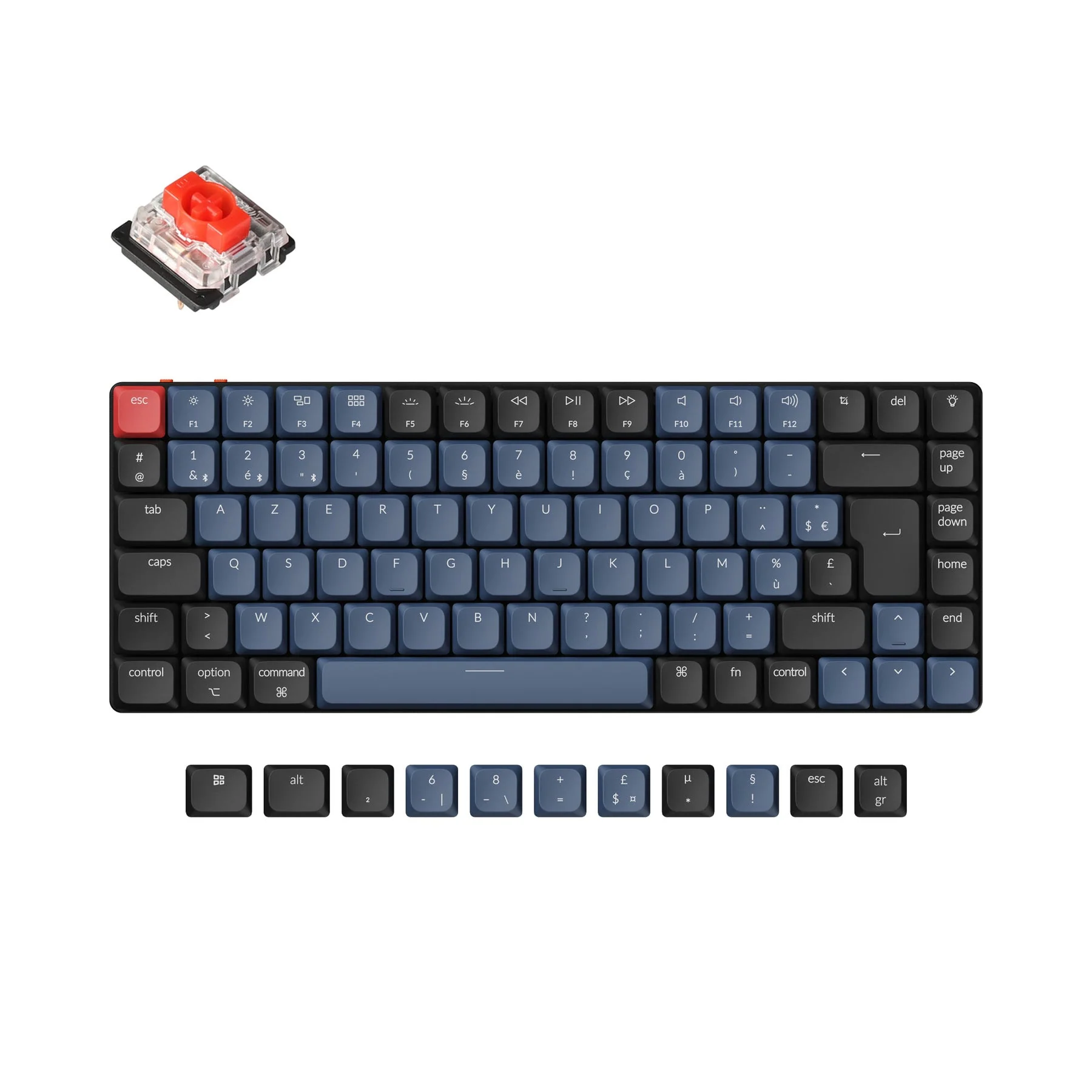 Keychron K3 Pro QMK/VIA Wireless Mechanical Keyboard ISO Layout Collection - Image 9