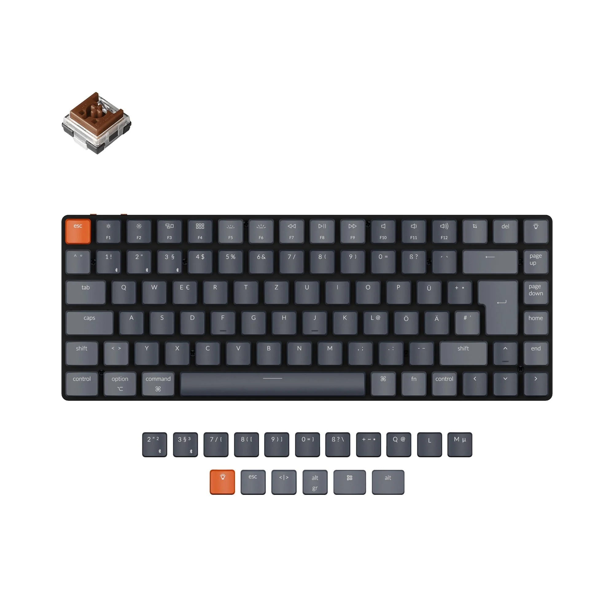Keychron K3 Ultra-slim Wireless Mechanical Keyboard (German ISO-DE Layout) - Version 2 - Image 6