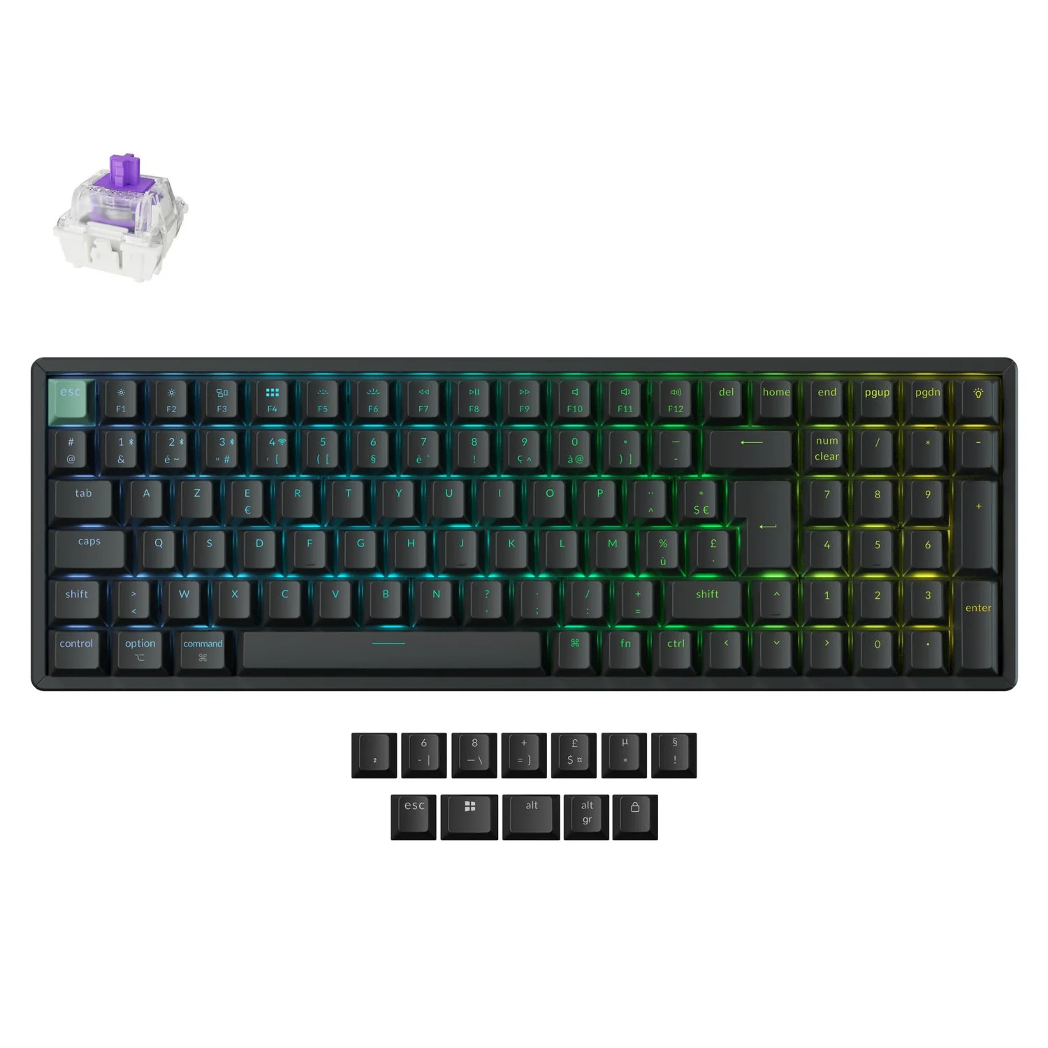 Keychron K4 HE Wireless Magnetic Switch Custom Keyboard ISO Layout Collection - Image 10