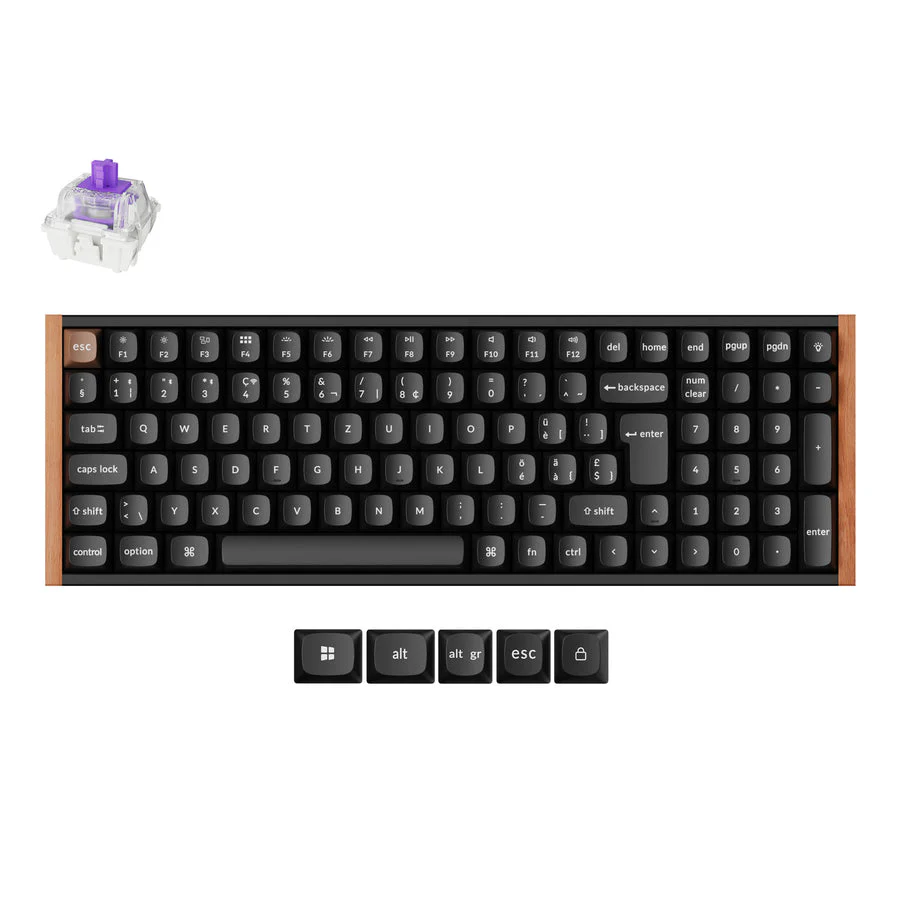 Keychron K4 HE Wireless Magnetic Switch Custom Keyboard ISO Layout Collection - Image 3