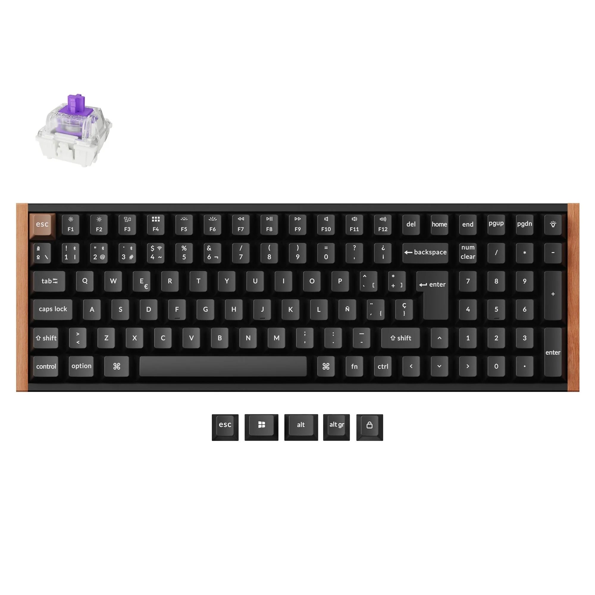 Keychron K4 HE Wireless Magnetic Switch Custom Keyboard ISO Layout Collection - Image 4