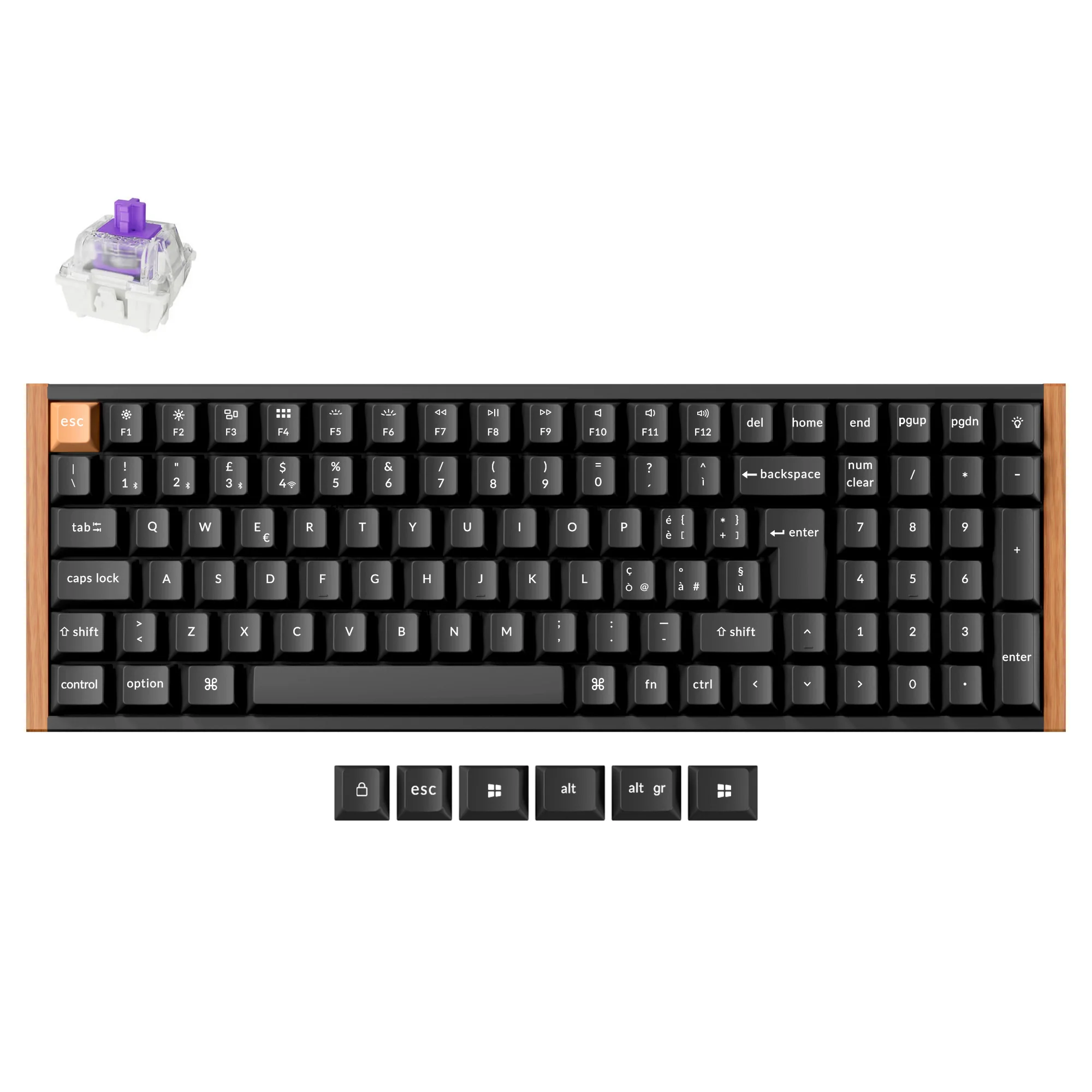 Keychron K4 HE Wireless Magnetic Switch Custom Keyboard ISO Layout Collection - Image 7