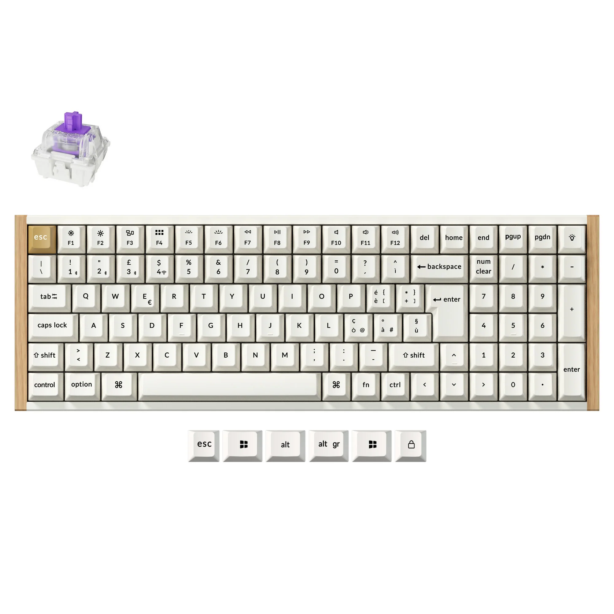 Keychron K4 HE Wireless Magnetic Switch Custom Keyboard ISO Layout Collection - Image 8