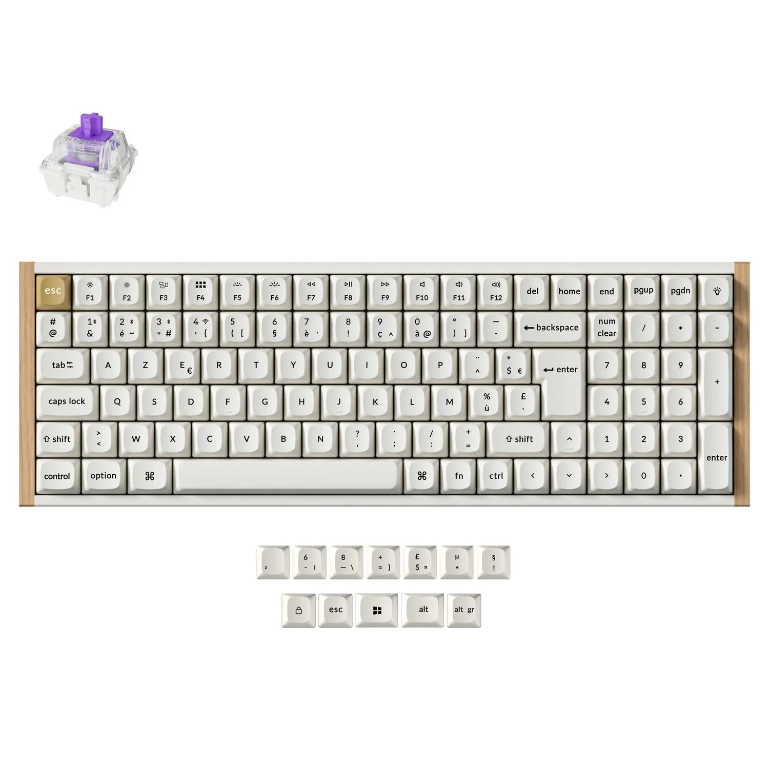 Keychron K4 HE Wireless Magnetic Switch Custom Keyboard ISO Layout Collection - Image 9