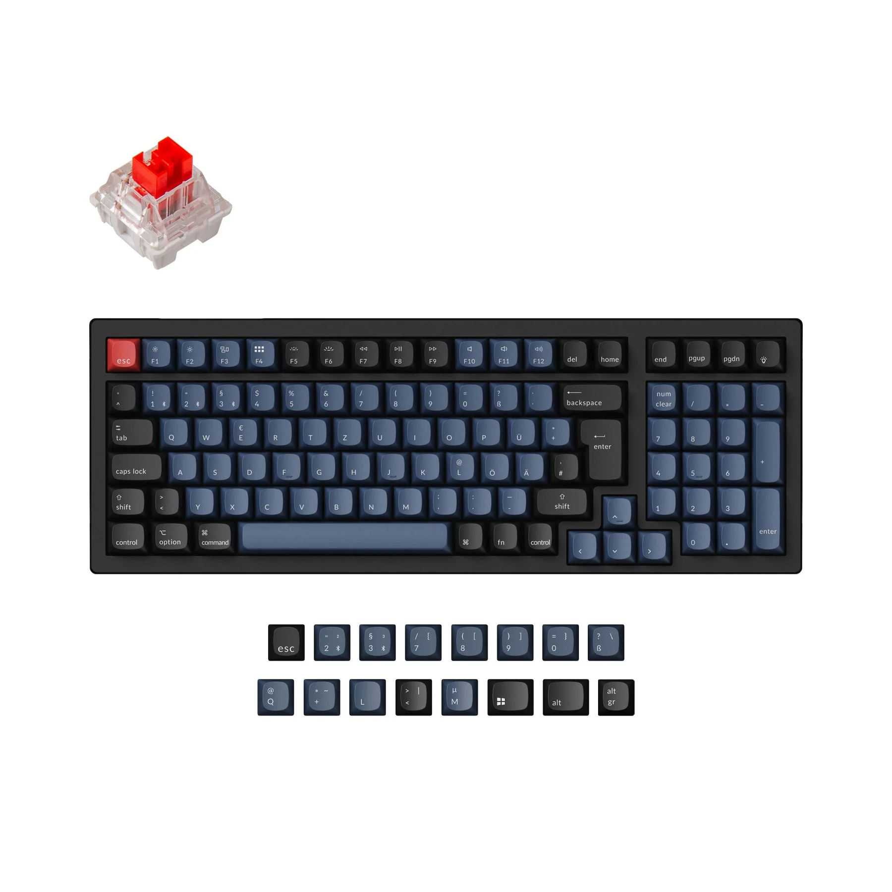 Keychron K4 Pro QMK/VIA Wireless Mechanical Keyboard ISO Layout Collection - Image 3