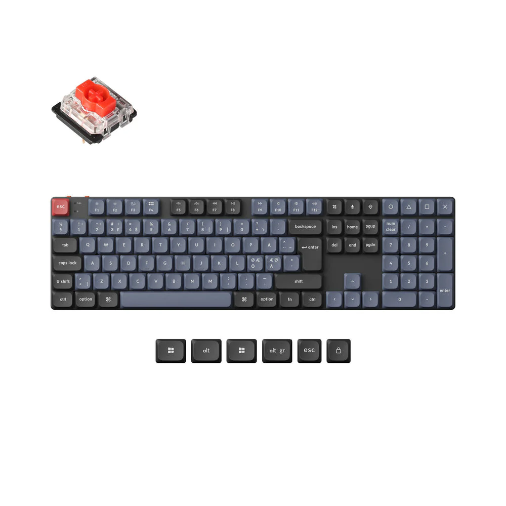 Keychron K5 Pro QMK/VIA Wireless Custom Mechanical Keyboard ISO Layout Collection - Image 21