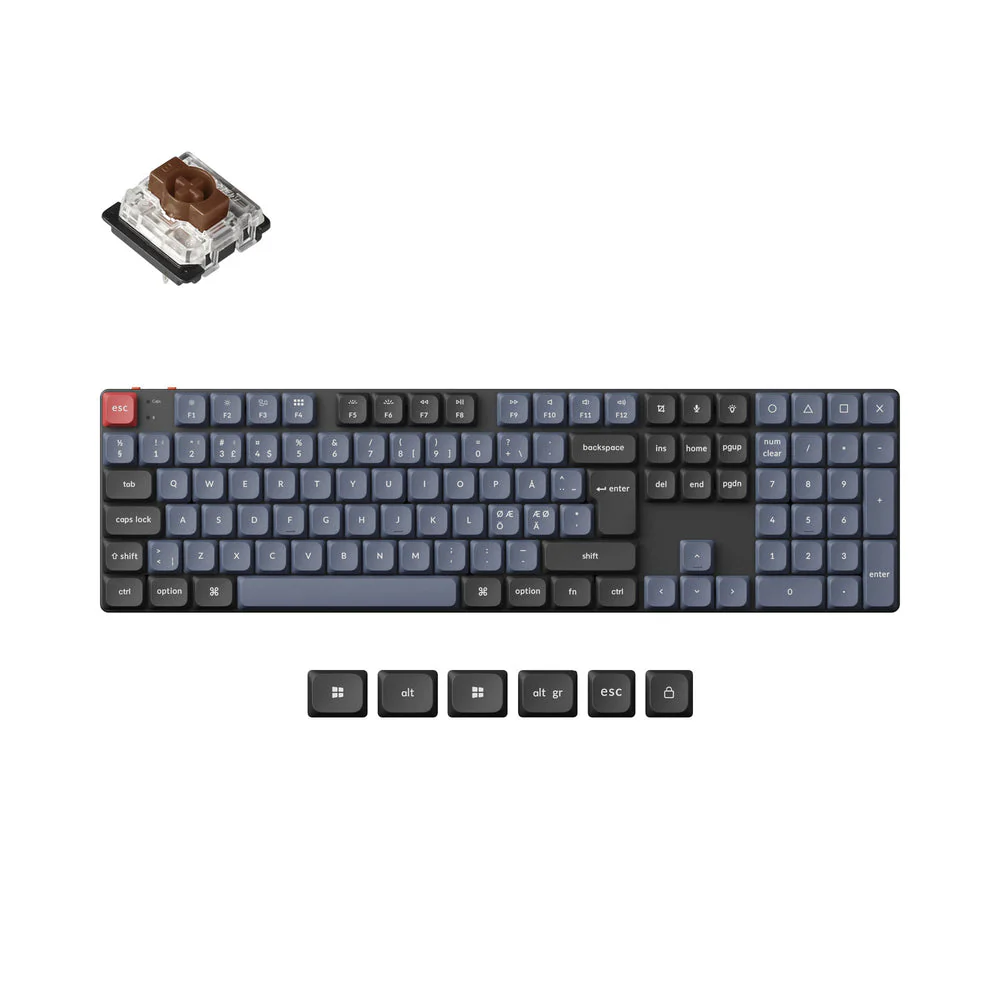 Keychron K5 Pro QMK/VIA Wireless Custom Mechanical Keyboard ISO Layout Collection - Image 22