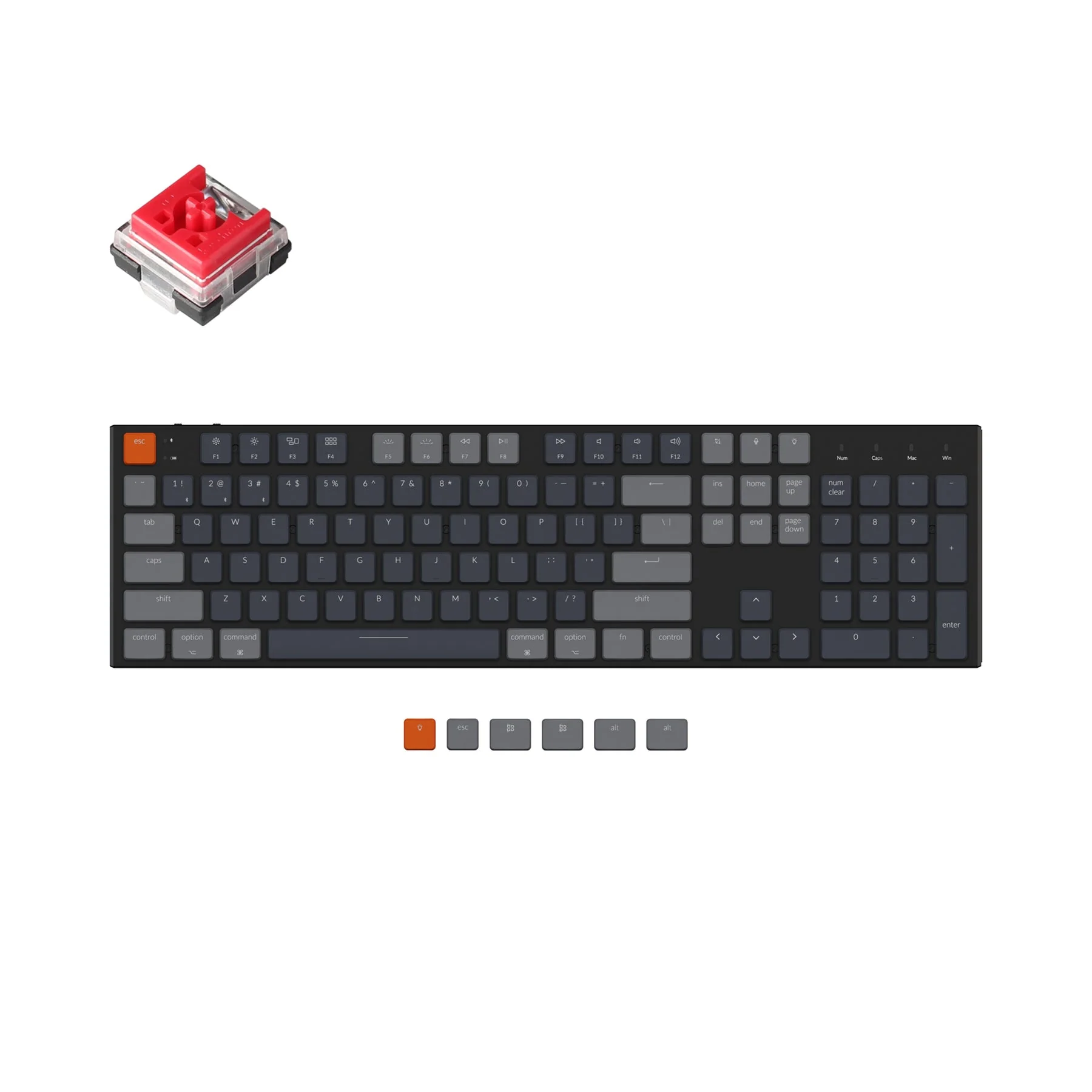 Keychron K5 Ultra-Slim Wireless Mechanical Keyboard (US ANSI Layout) - Image 12