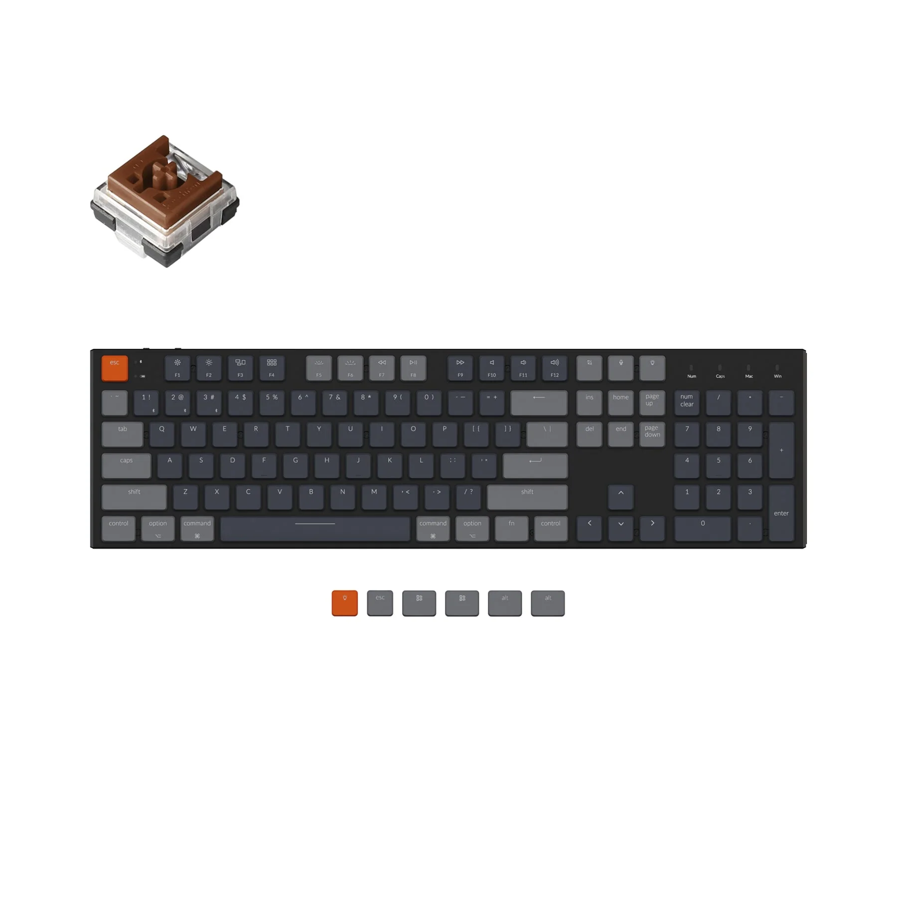 Keychron K5 Ultra-Slim Wireless Mechanical Keyboard (US ANSI Layout) - Image 14